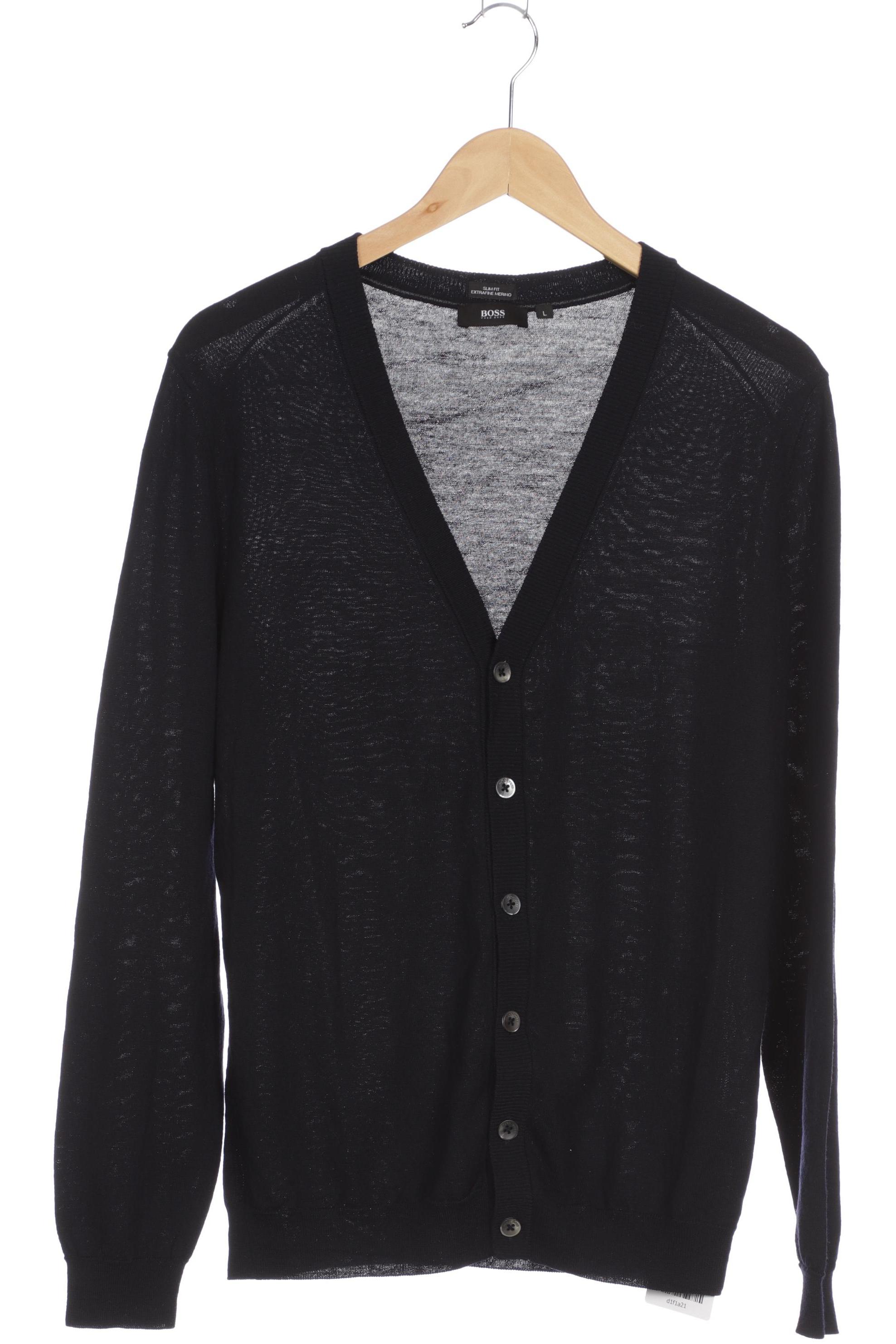 

Boss by Hugo Boss Herren Strickjacke, blau, Gr. 52
