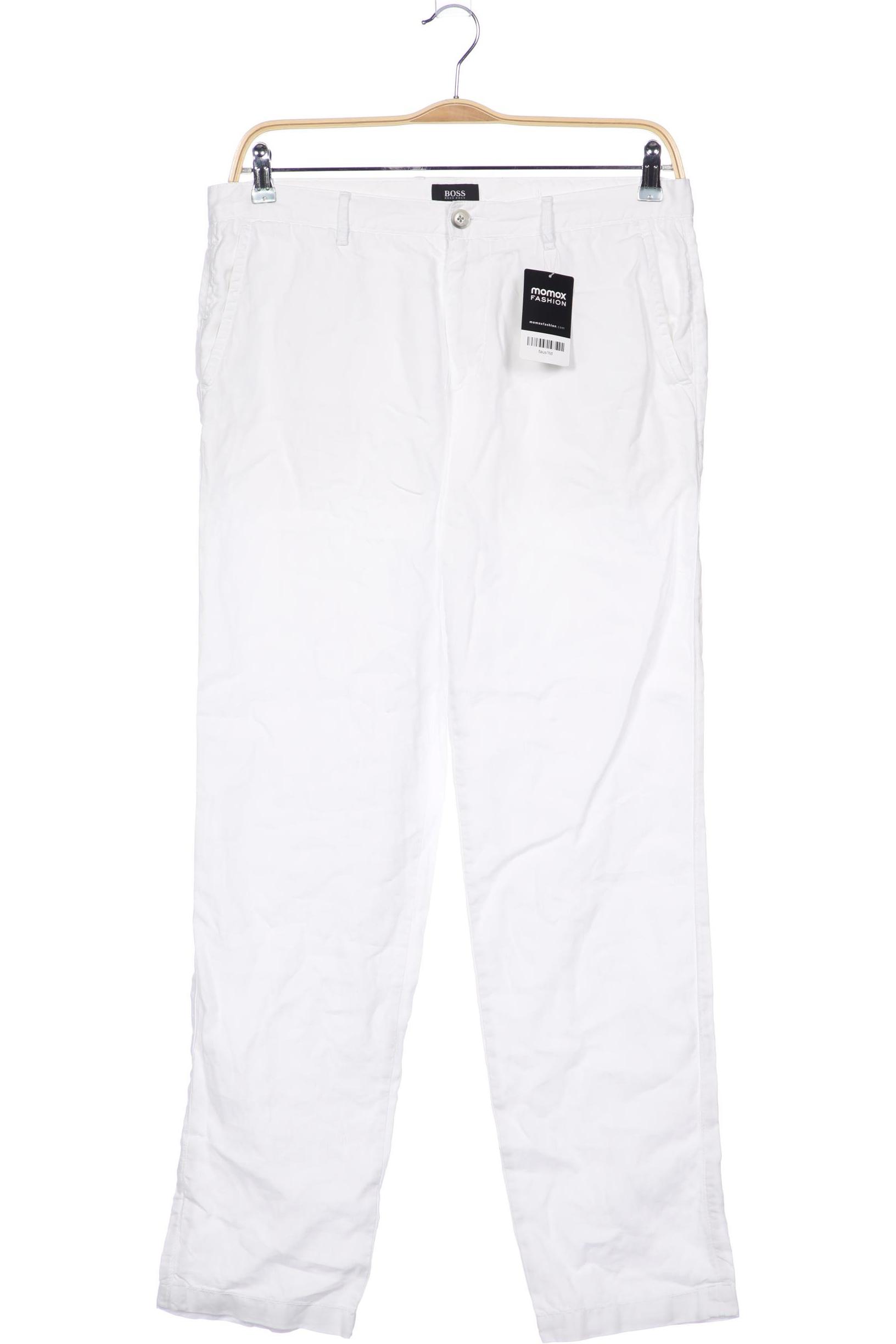 

Boss by Hugo Boss Herren Stoffhose, weiß, Gr. 52