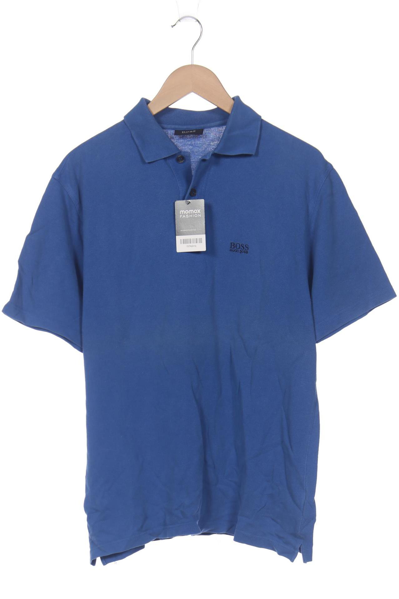 

Boss by Hugo Boss Herren Poloshirt, blau, Gr. 48