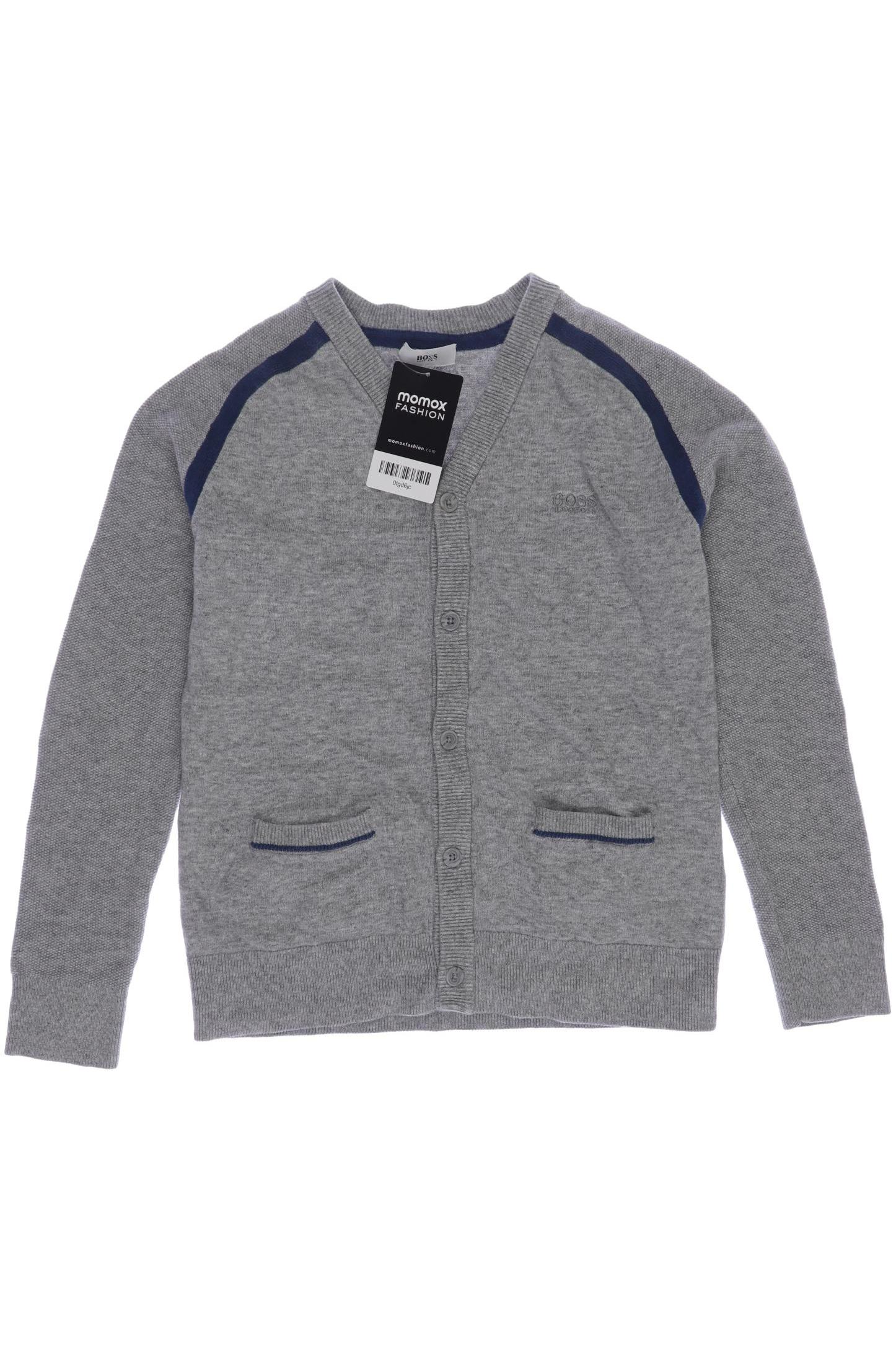 

Boss by Hugo Boss Herren Strickjacke, grau, Gr. 140