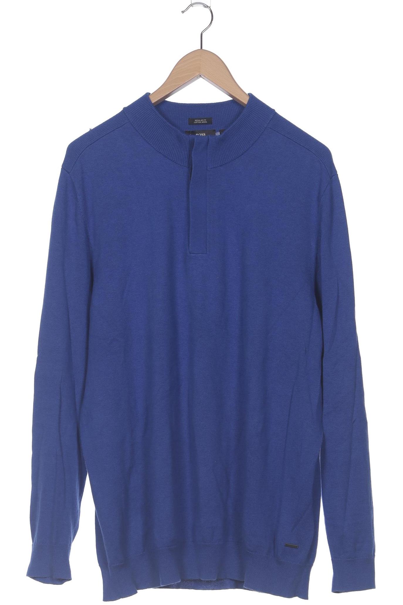 

Boss by Hugo Boss Herren Pullover, blau, Gr. 56