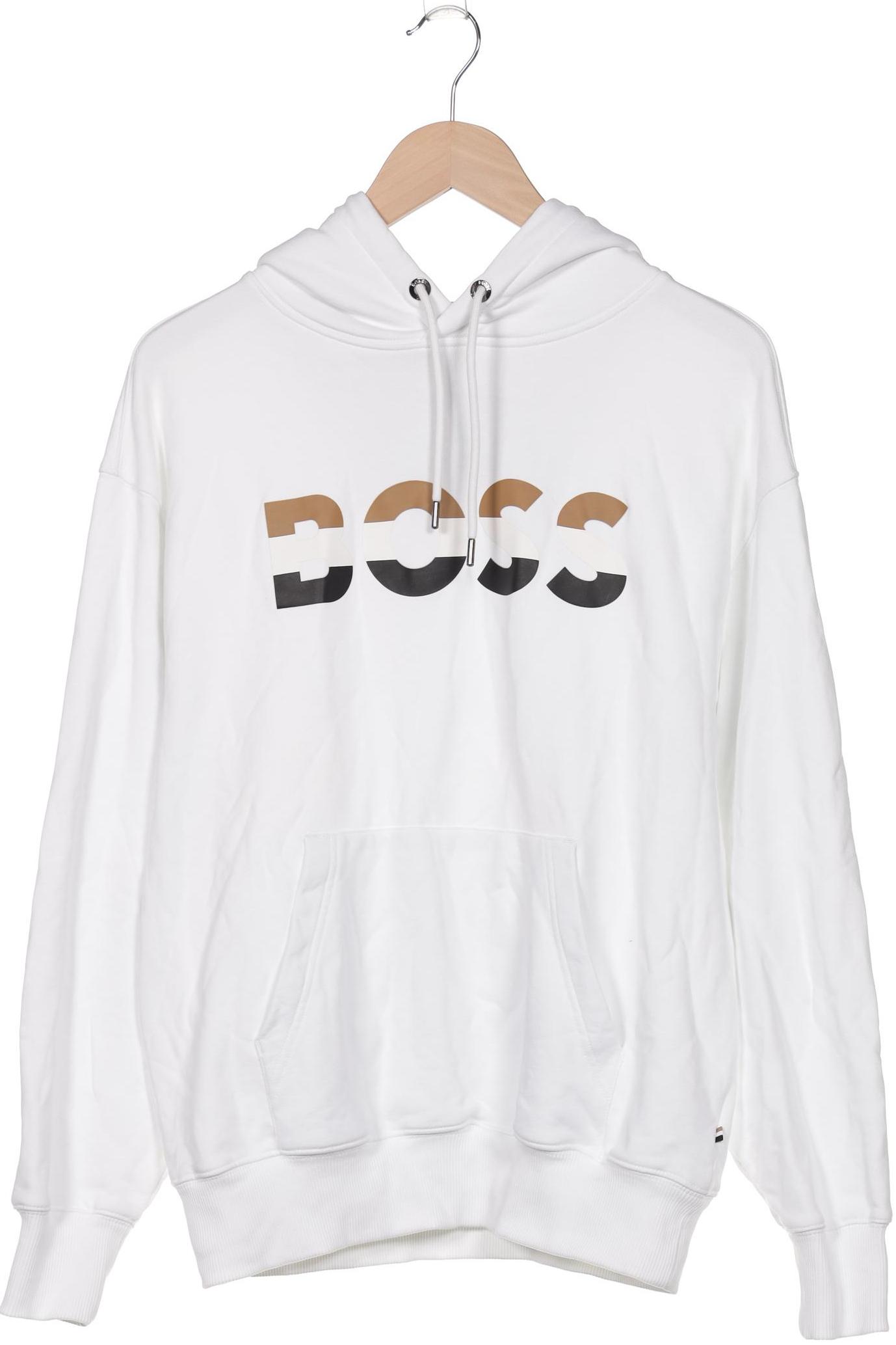 

Boss by Hugo Boss Herren Kapuzenpullover, weiß, Gr. 48