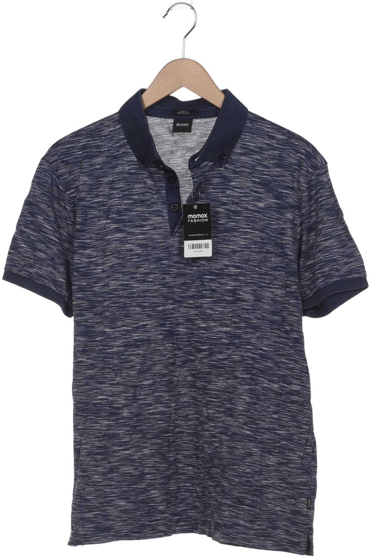 

Boss by Hugo Boss Herren Poloshirt, blau, Gr. 52