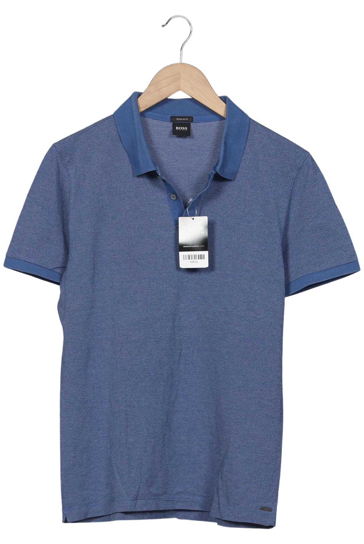 

Boss by Hugo Boss Herren Poloshirt, blau, Gr. 52