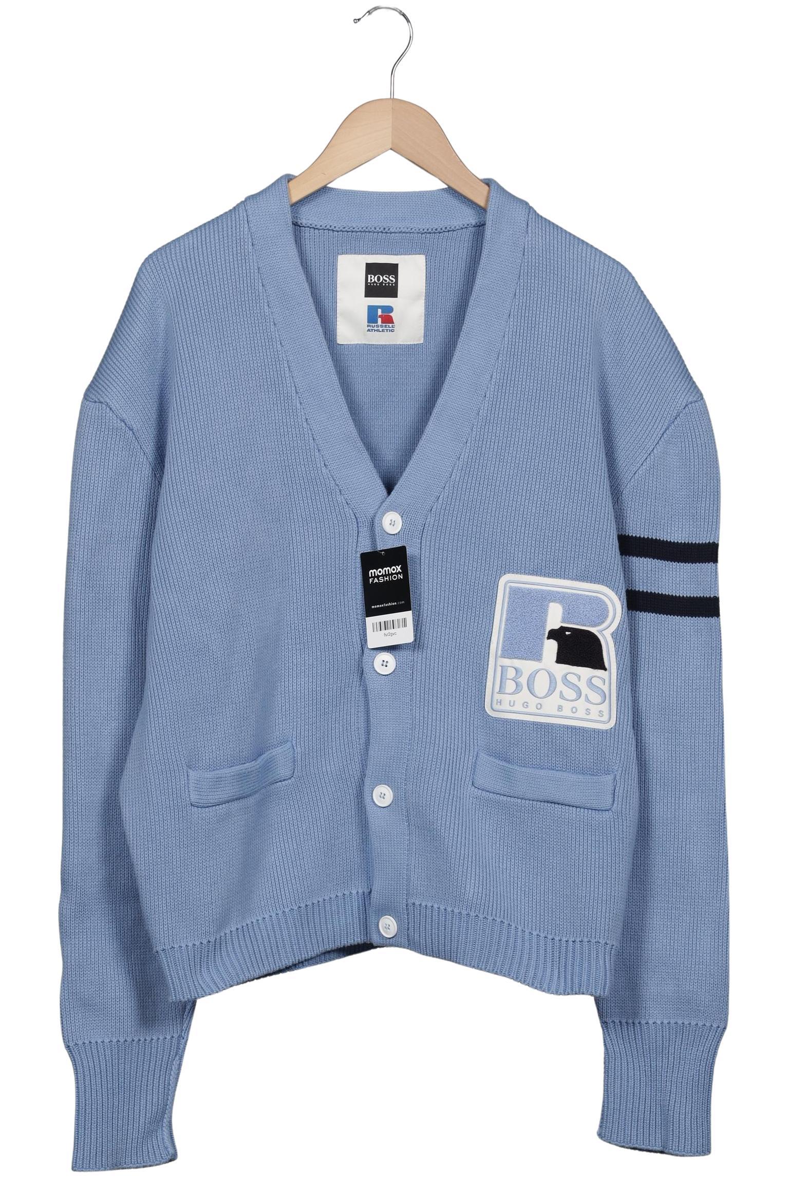 

Boss by Hugo Boss Herren Strickjacke, blau, Gr. 54