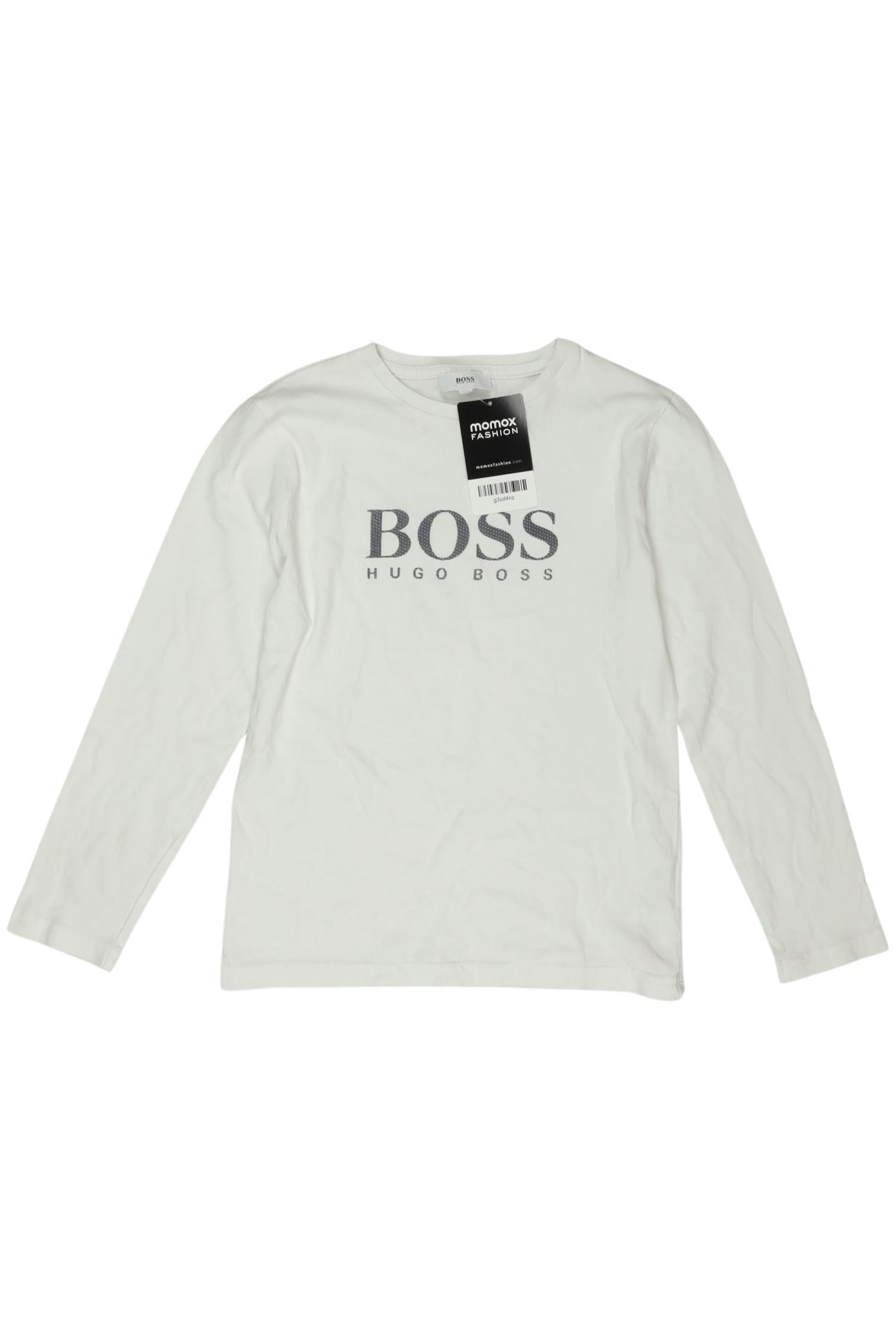 

Boss by Hugo Boss Jungen Langarmshirt, weiß, Gr. 134