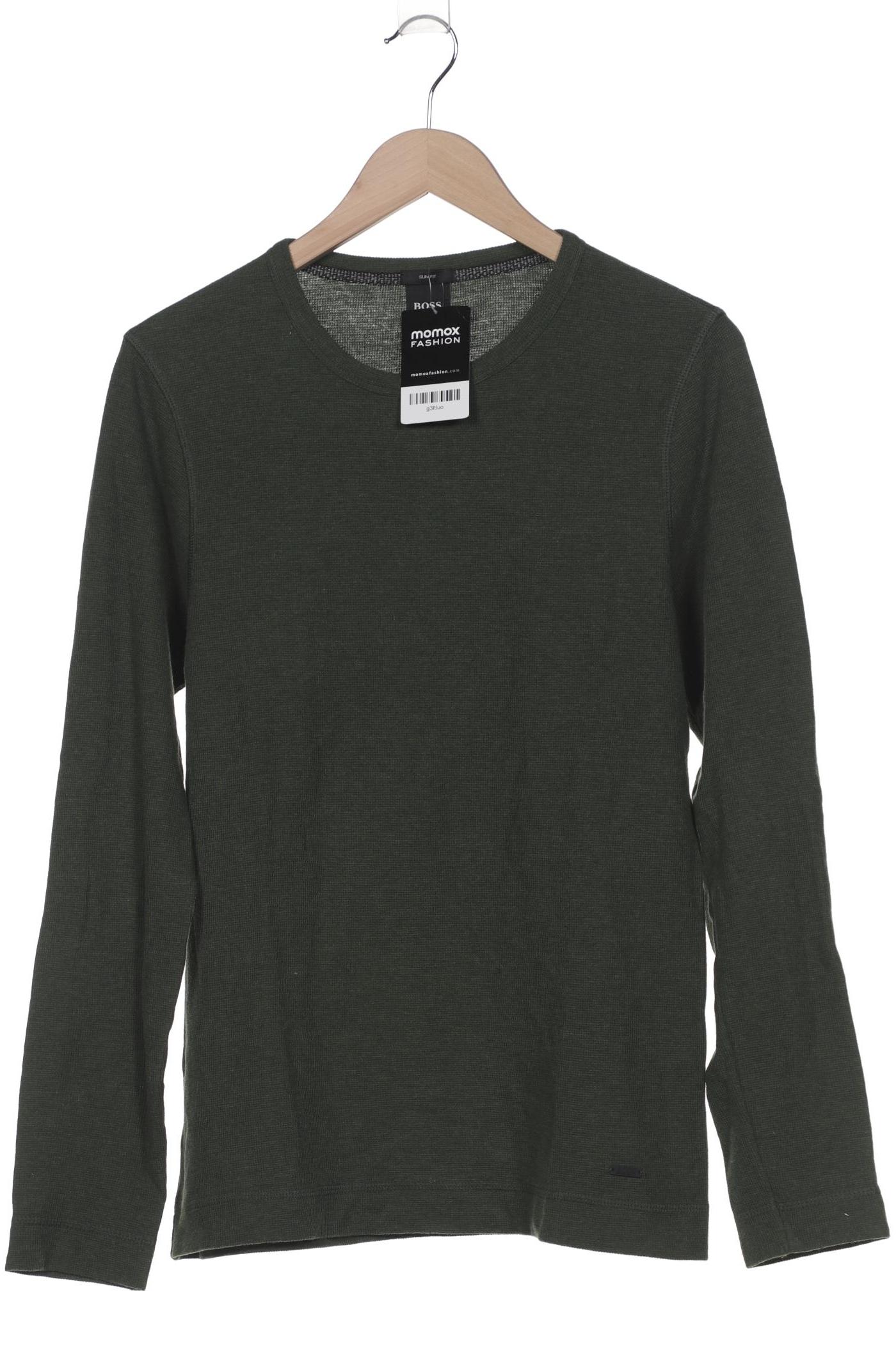 

Boss by Hugo Boss Herren Langarmshirt, grün, Gr. 48