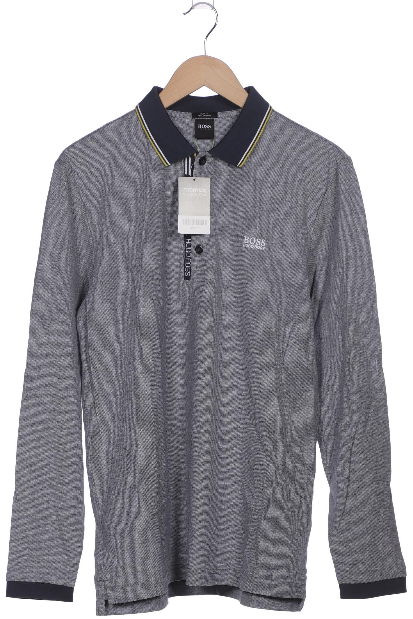 

Boss by Hugo Boss Herren Langarmshirt, grau, Gr. 52