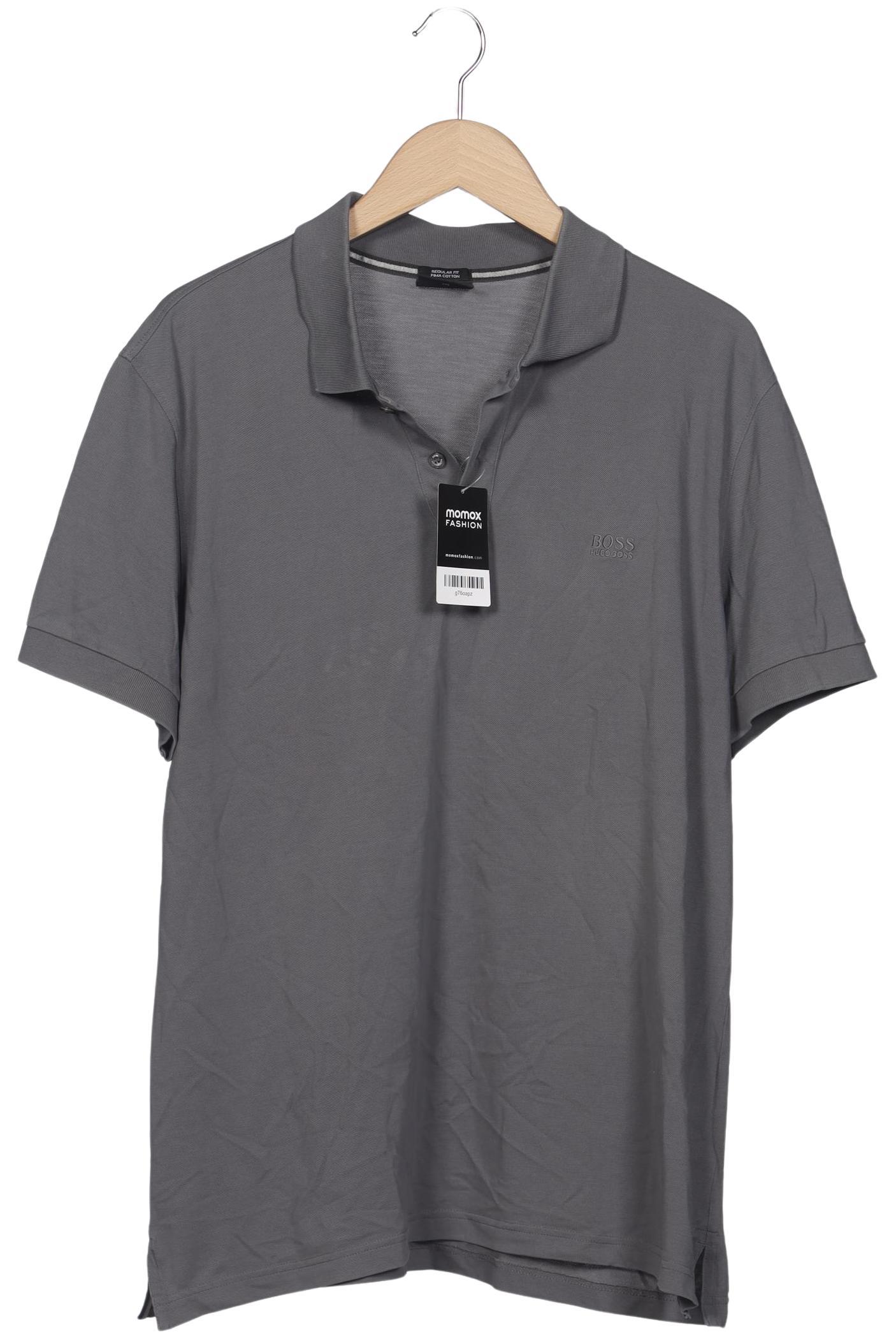

Boss by Hugo Boss Herren Poloshirt, grau, Gr. 56