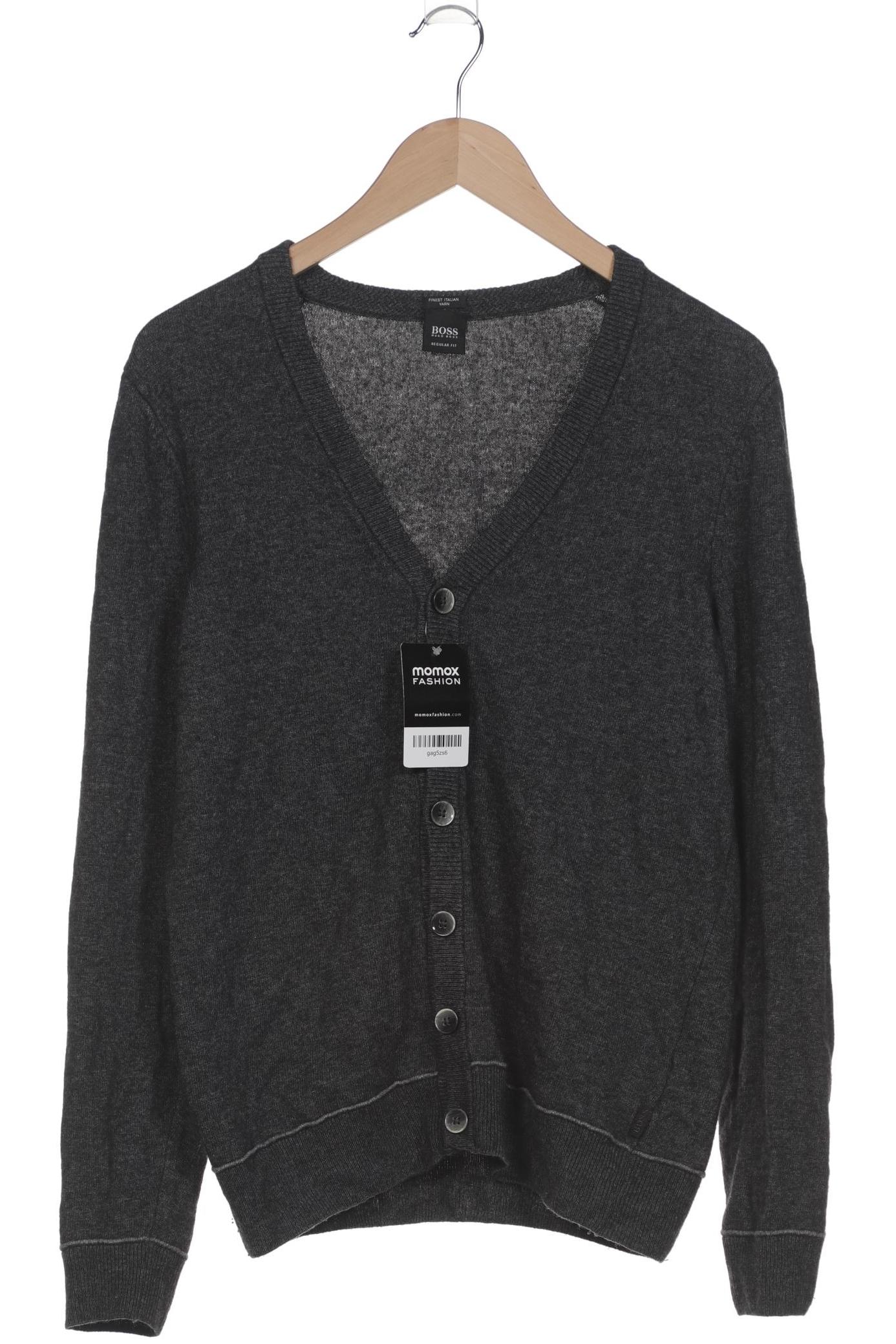 

Boss by Hugo Boss Herren Strickjacke, schwarz, Gr. 48