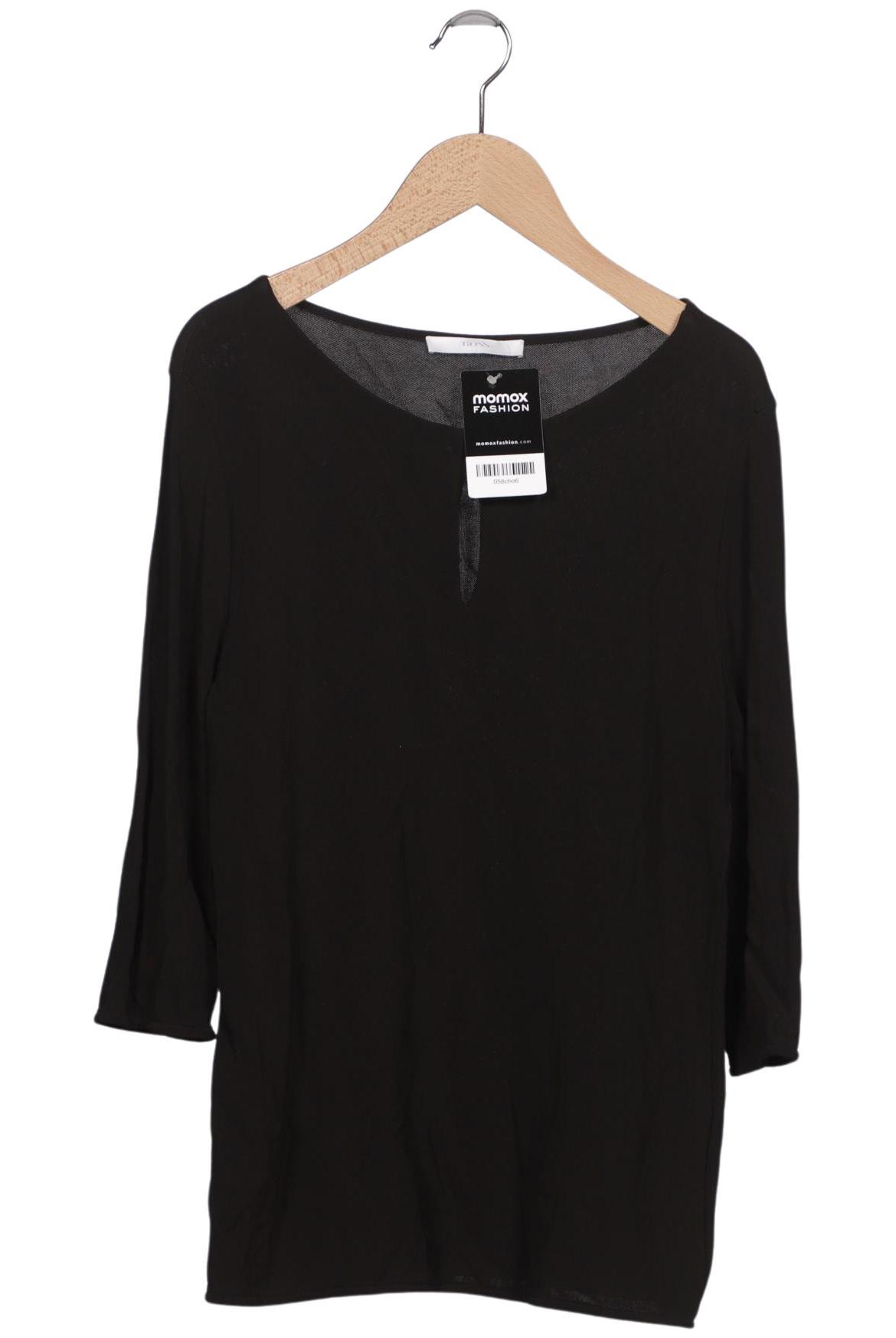 

Boss by Hugo Boss Damen Langarmshirt, schwarz, Gr. 36