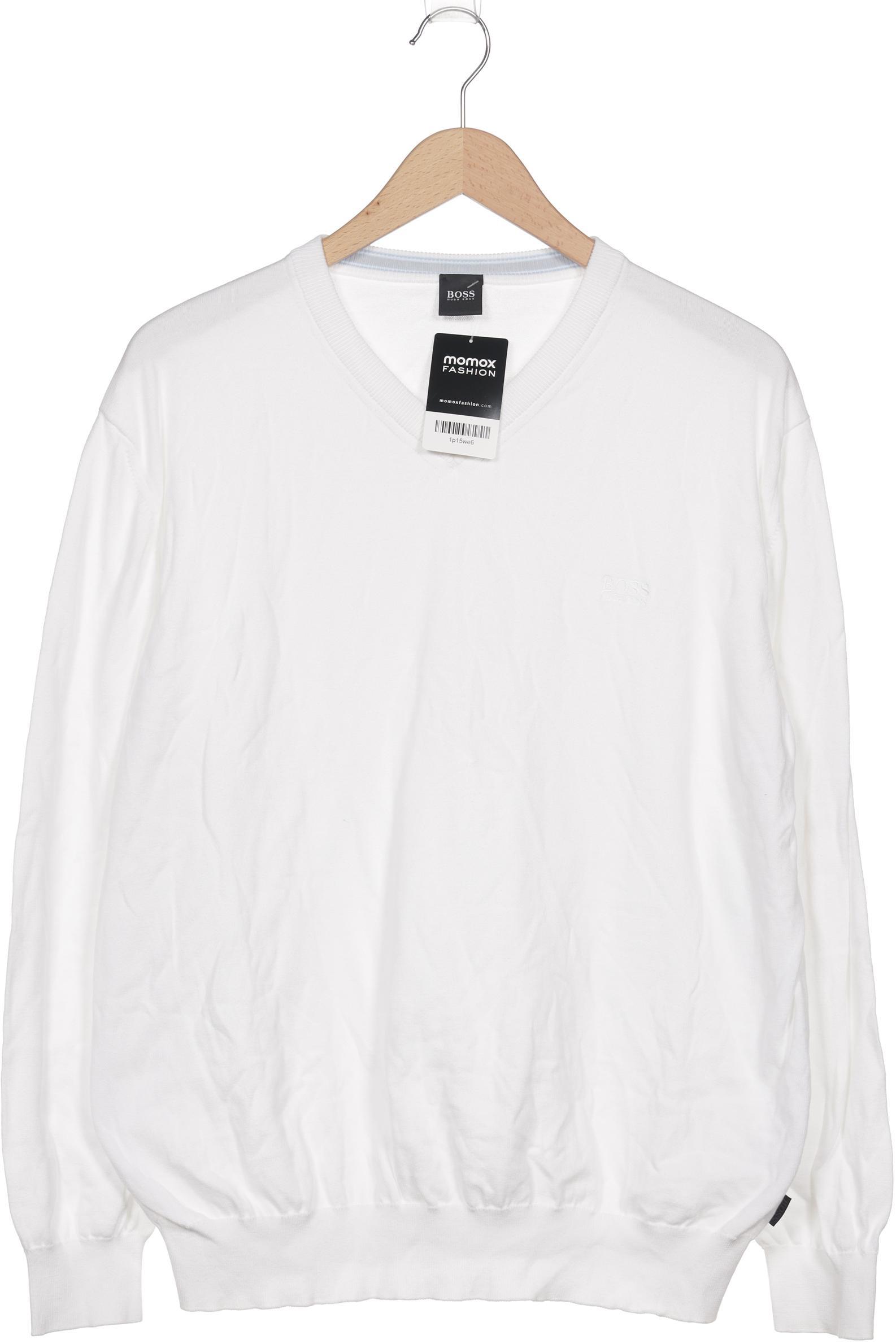 

Boss by Hugo Boss Herren Pullover, weiß, Gr. 56