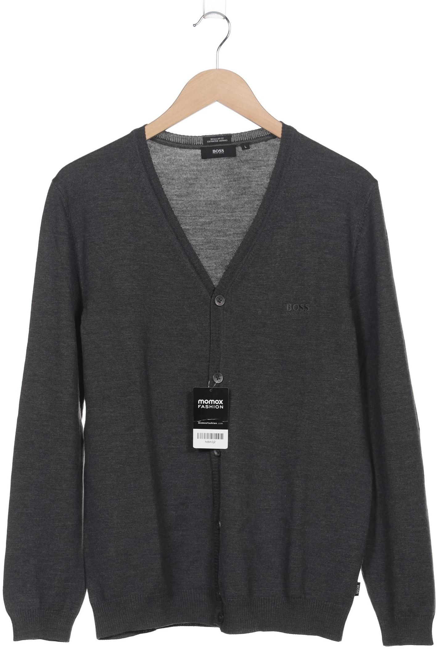 

Boss by Hugo Boss Herren Strickjacke, grau, Gr. 52