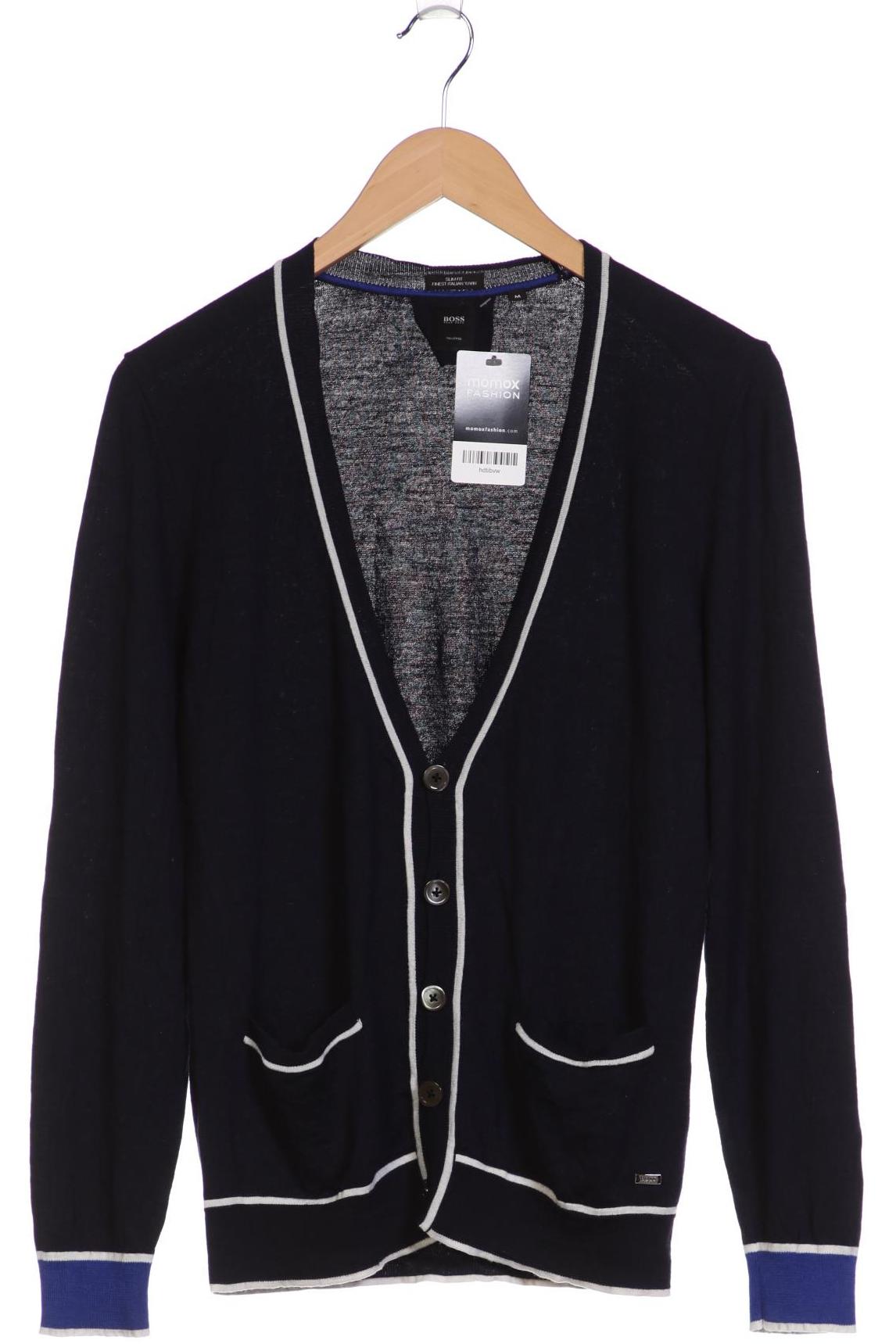 

Boss by Hugo Boss Herren Strickjacke, marineblau, Gr. 48