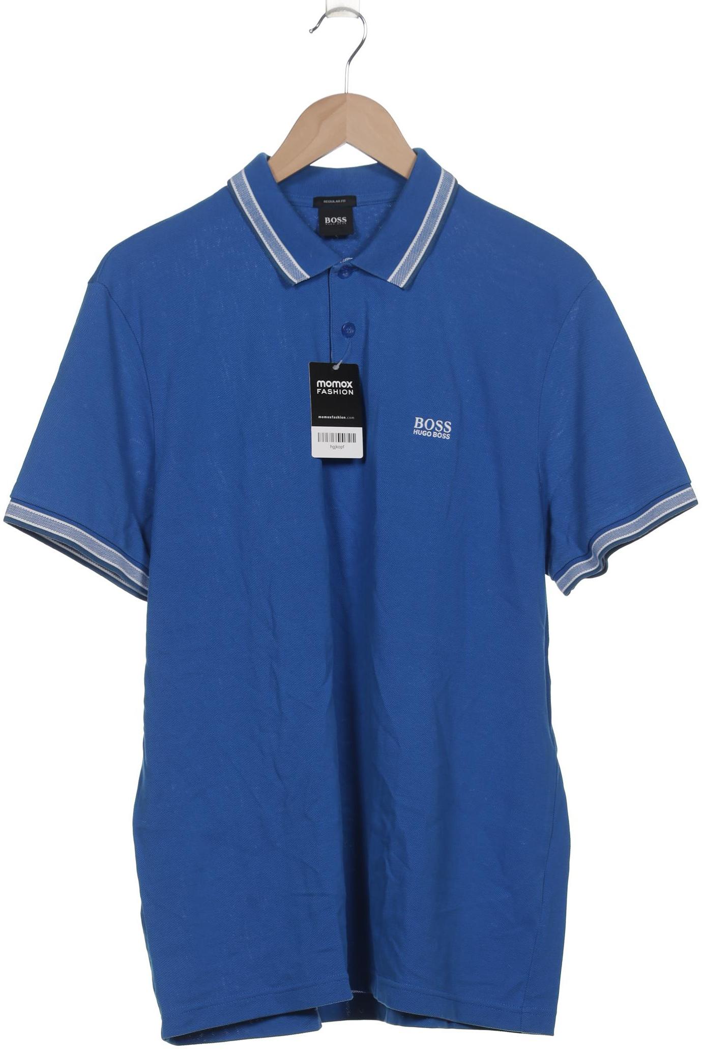 

Boss by Hugo Boss Herren Poloshirt, blau, Gr. 56