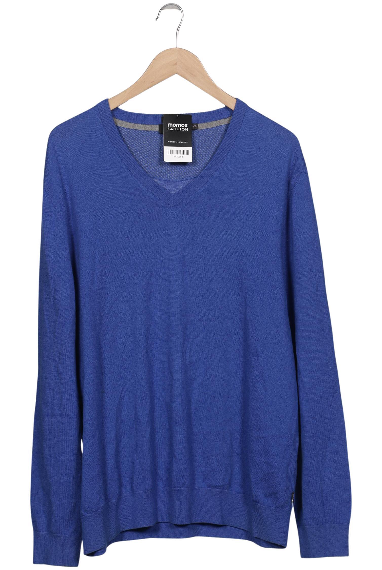 

Boss by Hugo Boss Herren Pullover, blau, Gr. 56