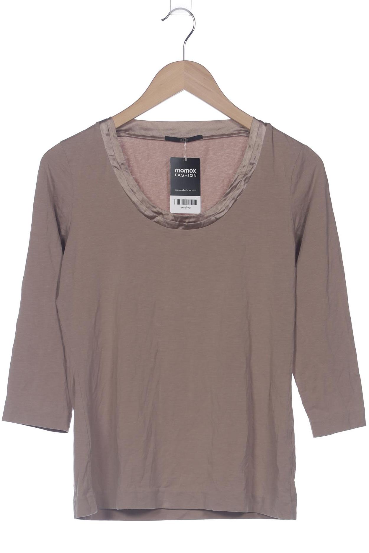 

Boss by Hugo Boss Damen Langarmshirt, beige, Gr. 38