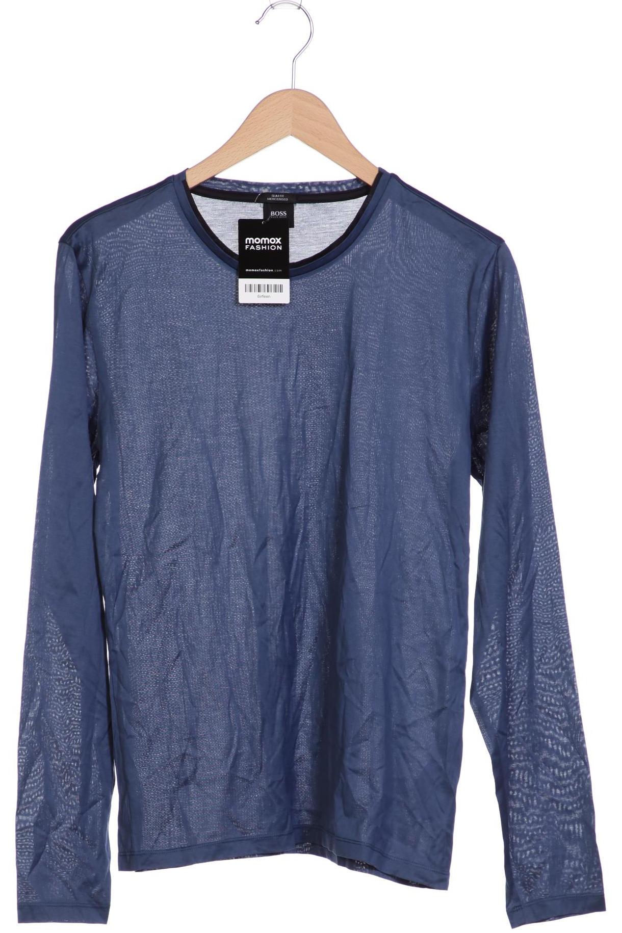 

BOSS by Hugo Boss Herren Langarmshirt, blau
