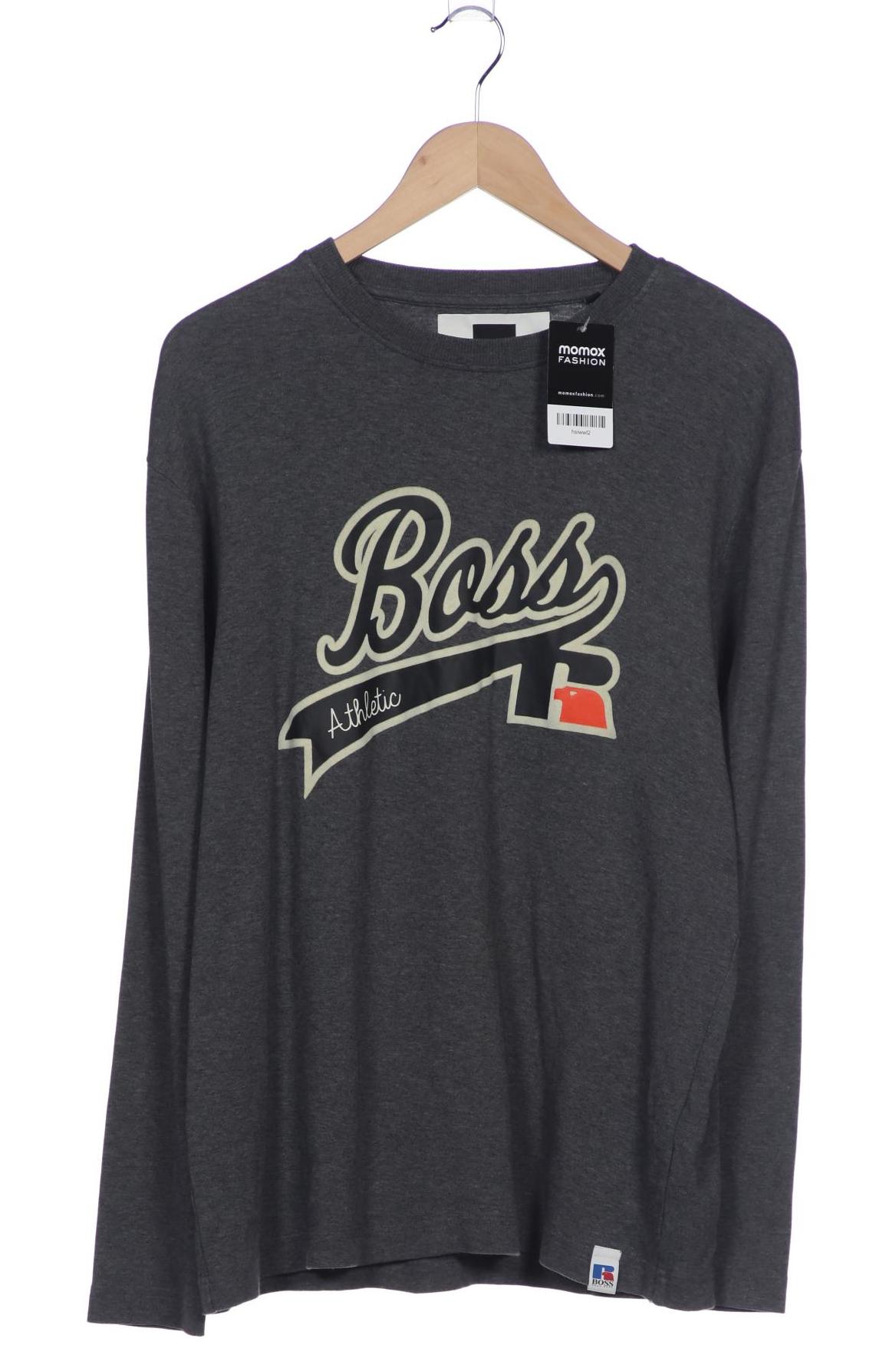 

Boss by Hugo Boss Herren Langarmshirt, grau, Gr. 52