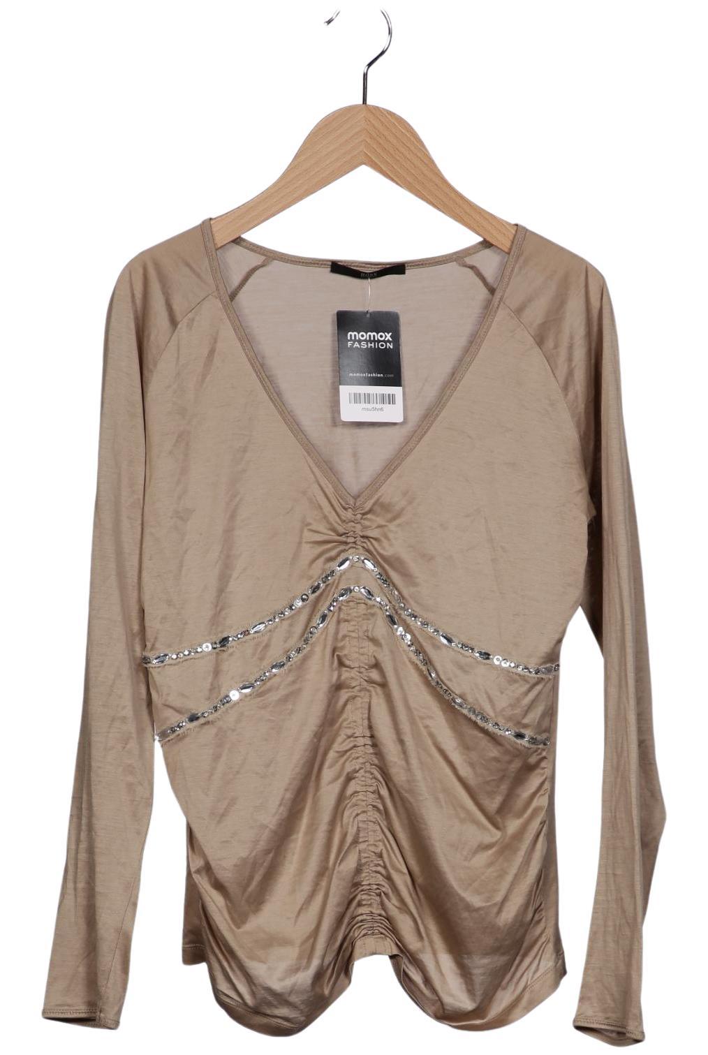 

Boss by Hugo Boss Damen Langarmshirt, beige, Gr. 36