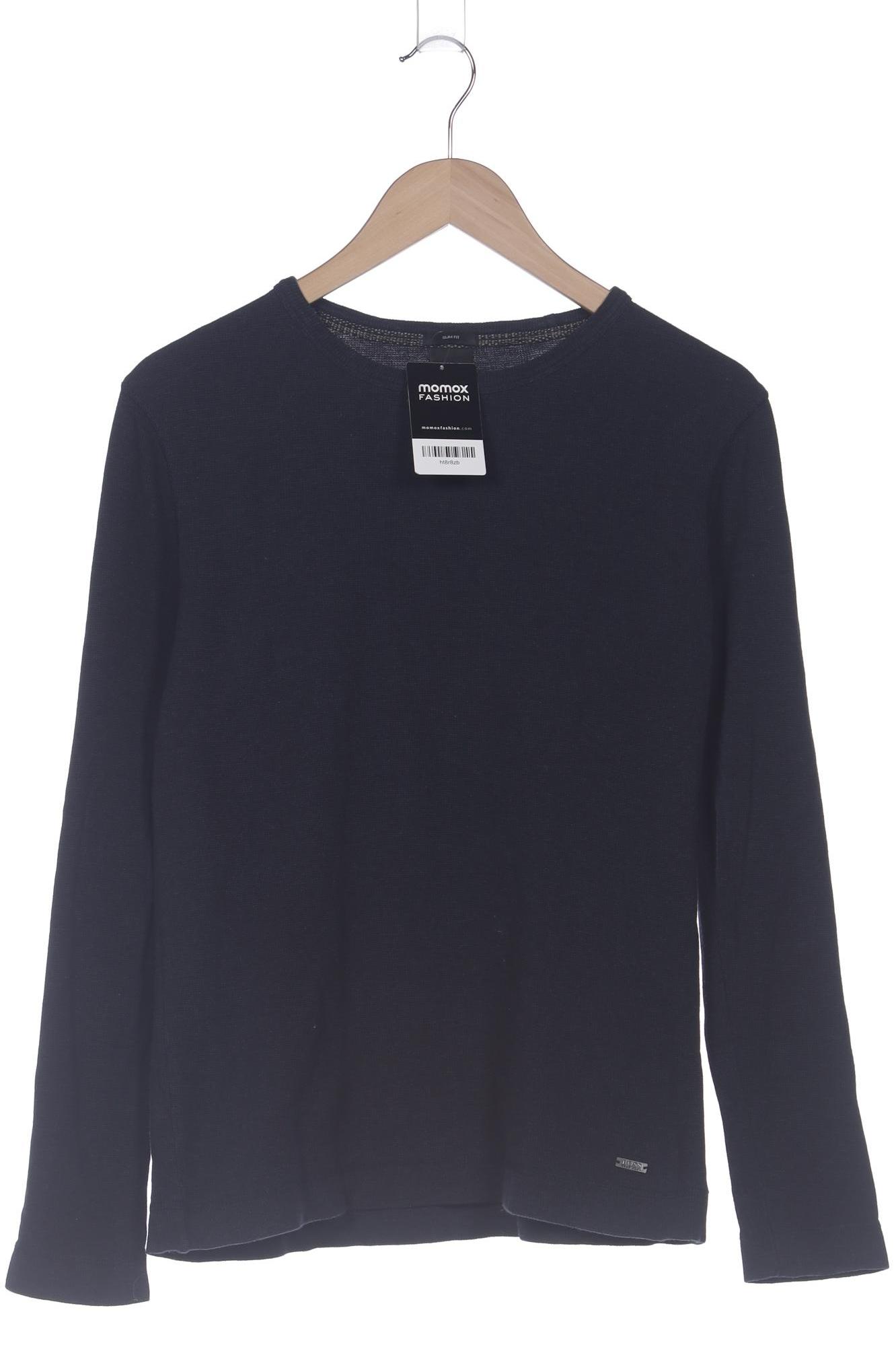 

Boss by Hugo Boss Herren Langarmshirt, marineblau, Gr. 48