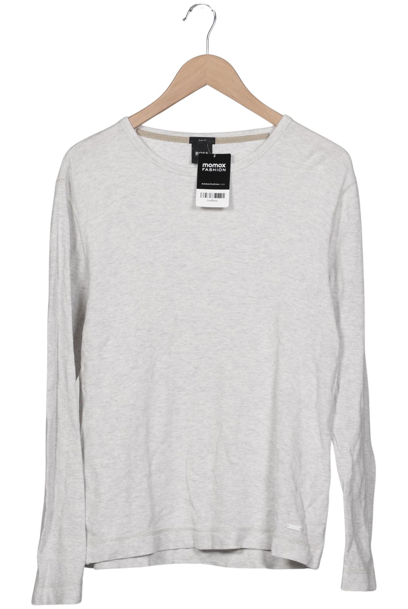 

Boss by Hugo Boss Herren Langarmshirt, grau, Gr. 48