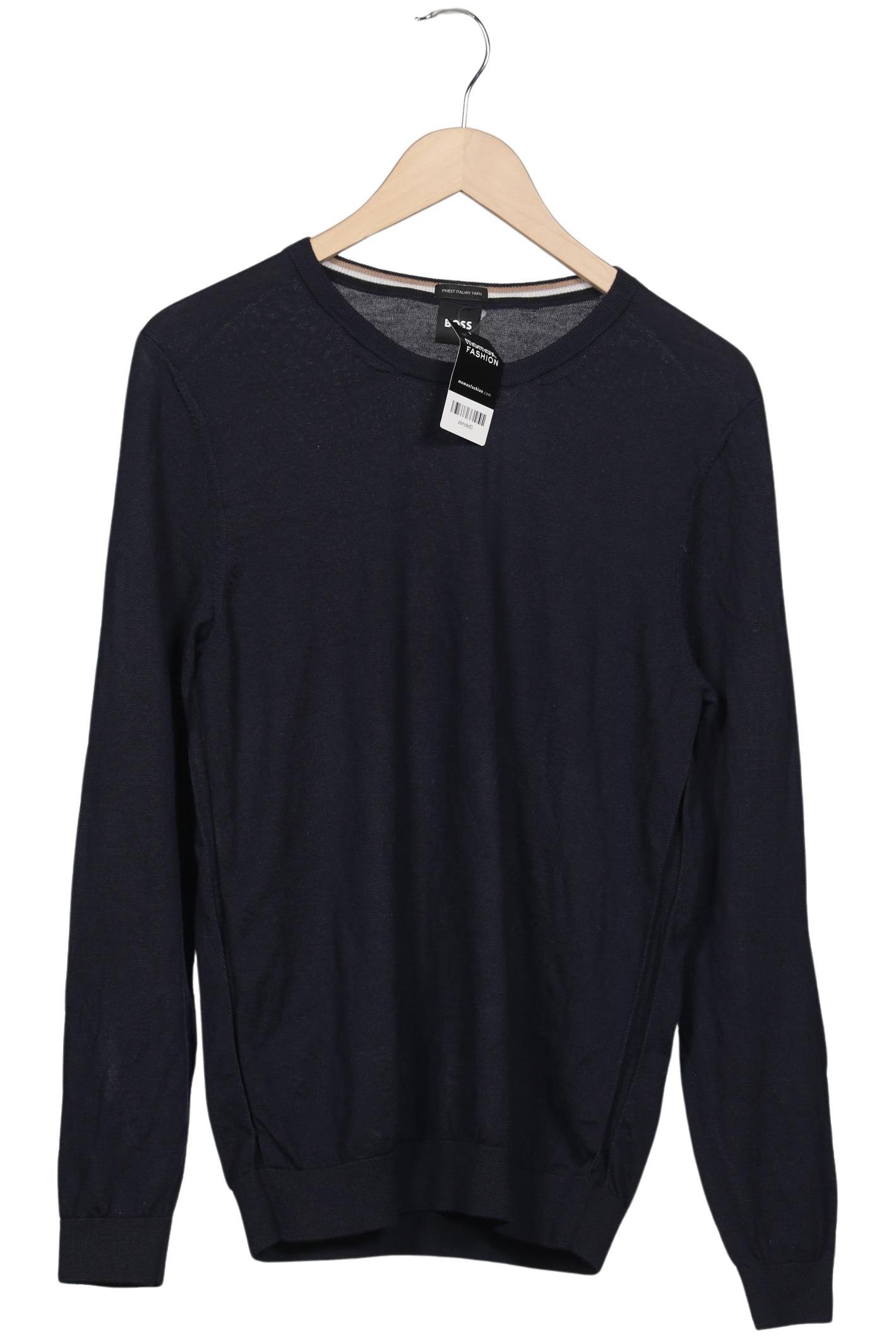 

Boss by Hugo Boss Herren Pullover, blau, Gr. 54