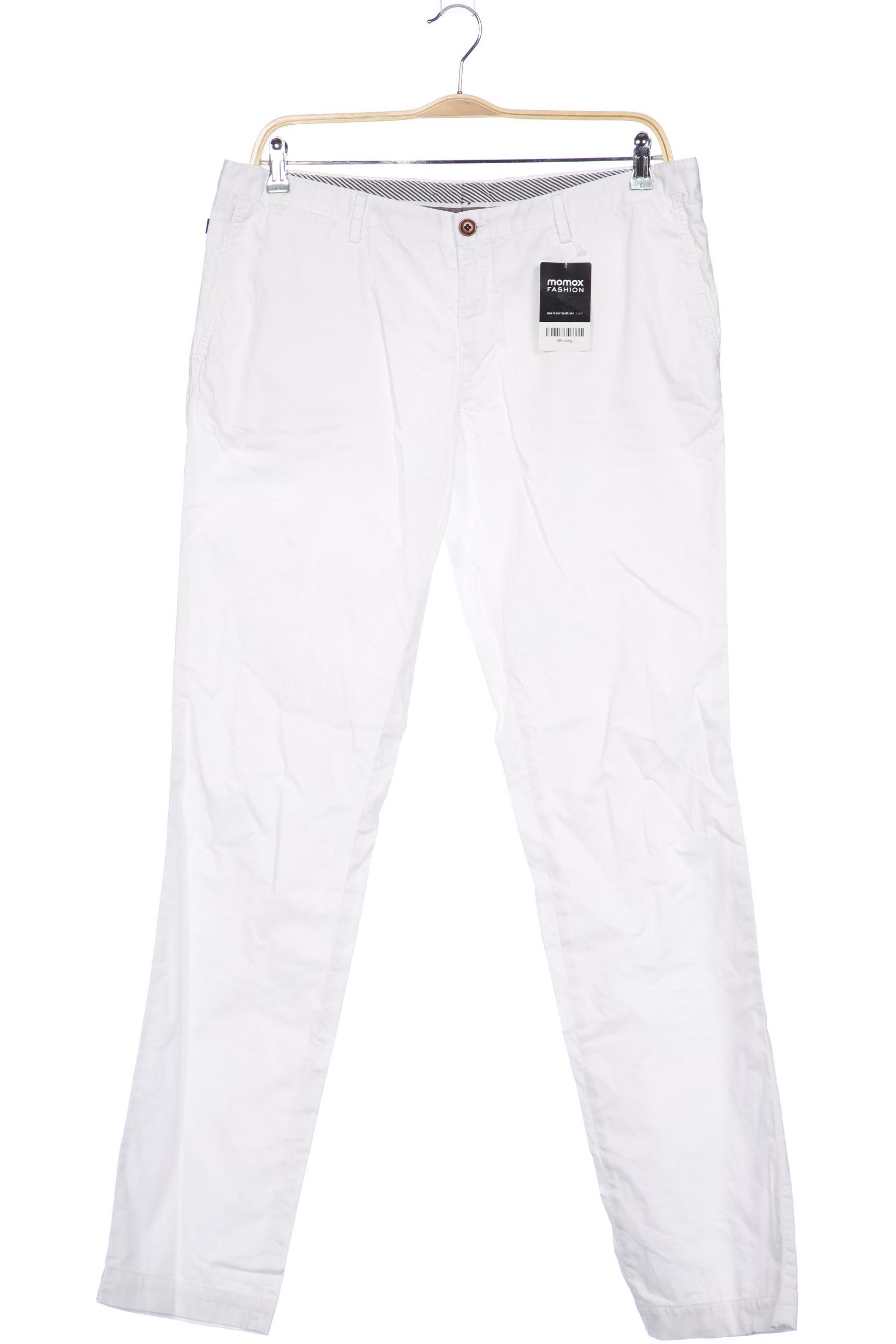 

Boss by Hugo Boss Herren Stoffhose, weiß, Gr. 106