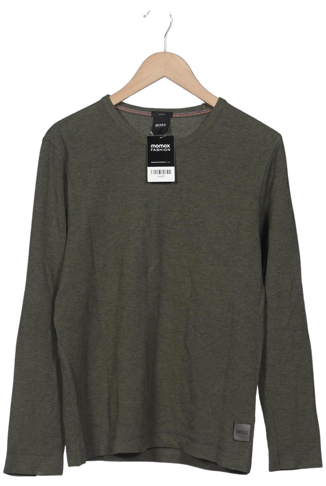 

Boss by Hugo Boss Herren Langarmshirt, grün, Gr. 48