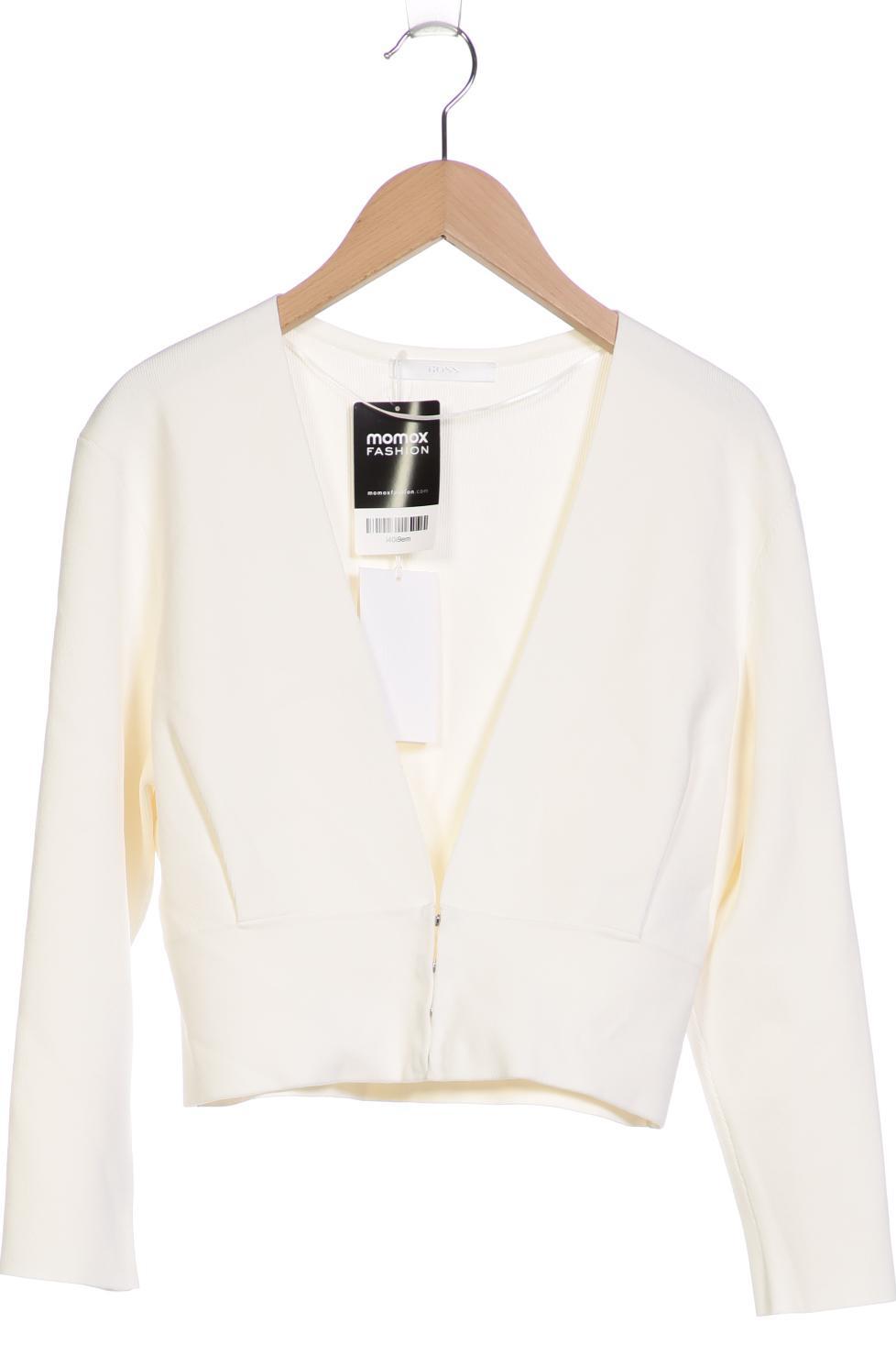 

Boss by Hugo Boss Damen Strickjacke, weiß, Gr. 38