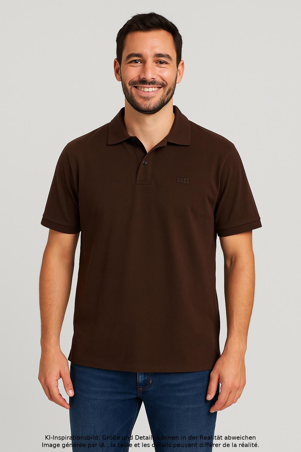 

Boss by Hugo Boss Herren Poloshirt, braun, Gr. 54