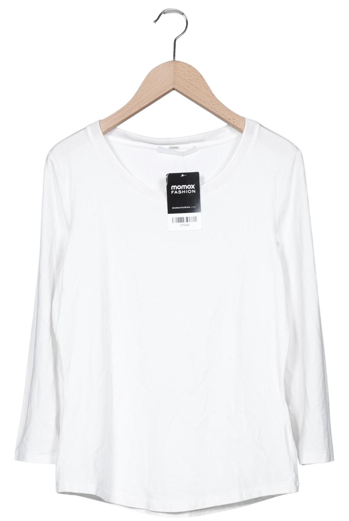 

Boss by Hugo Boss Damen Langarmshirt, weiß, Gr. 34