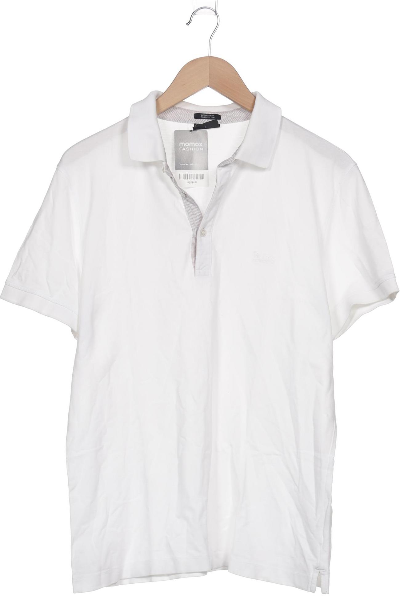 

Boss by Hugo Boss Herren Poloshirt, weiß, Gr. 52