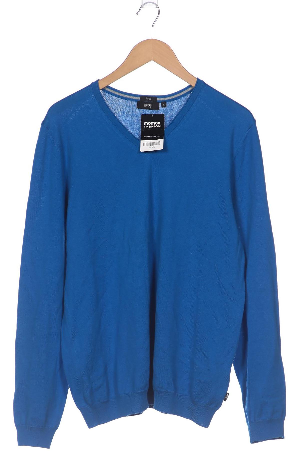 

Boss by Hugo Boss Herren Pullover, blau, Gr. 52