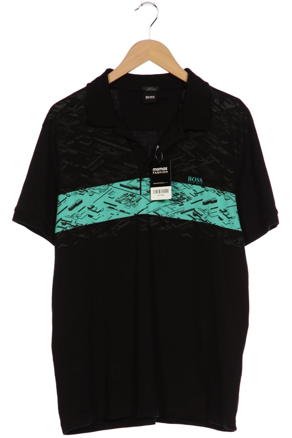 

Boss by Hugo Boss Herren Poloshirt, schwarz, Gr. 56