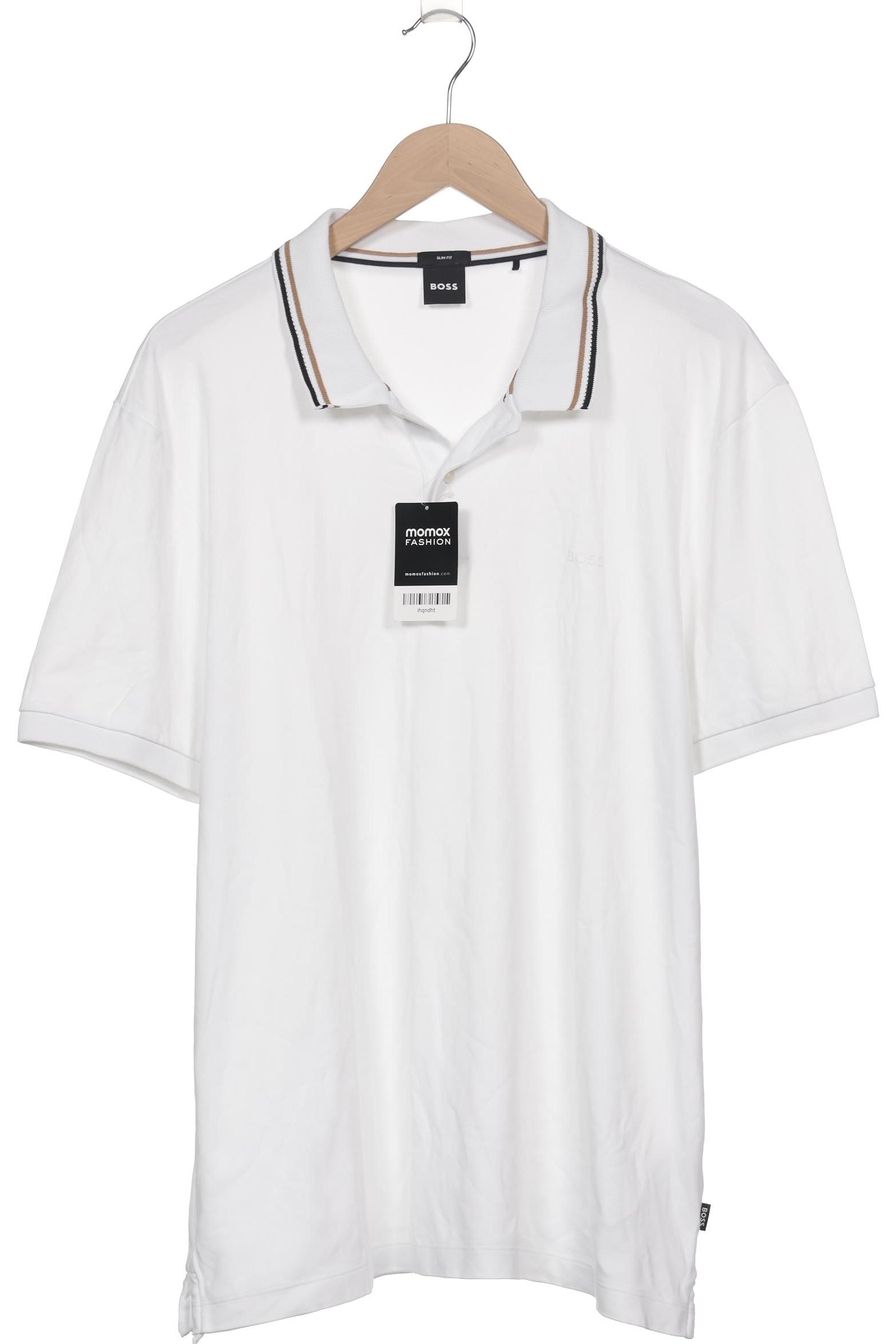 

Boss by Hugo Boss Herren Poloshirt, weiß, Gr. 56