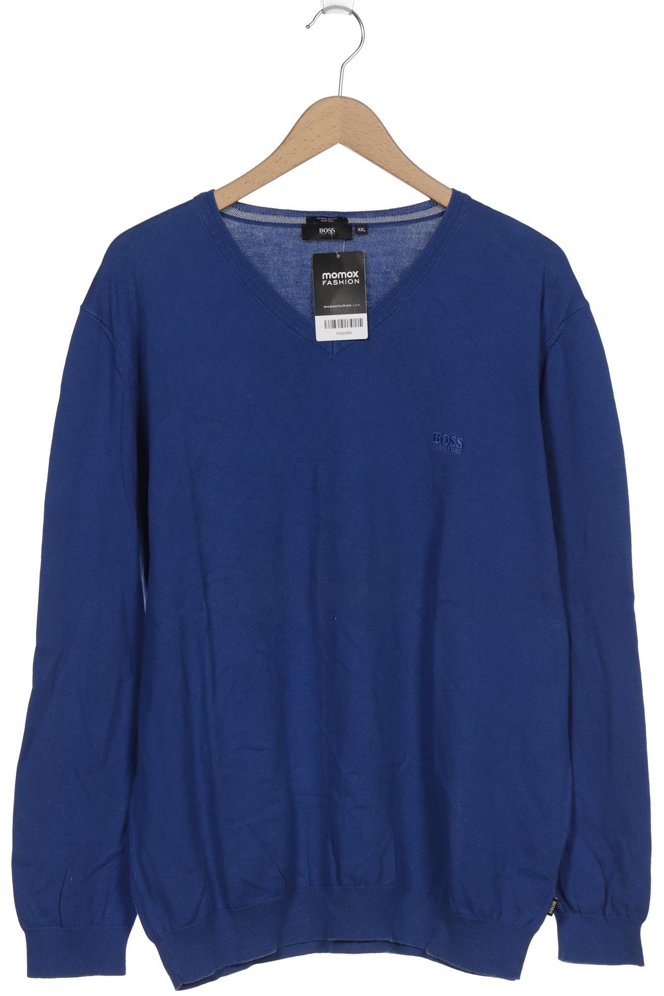 

Boss by Hugo Boss Herren Pullover, blau, Gr. 56