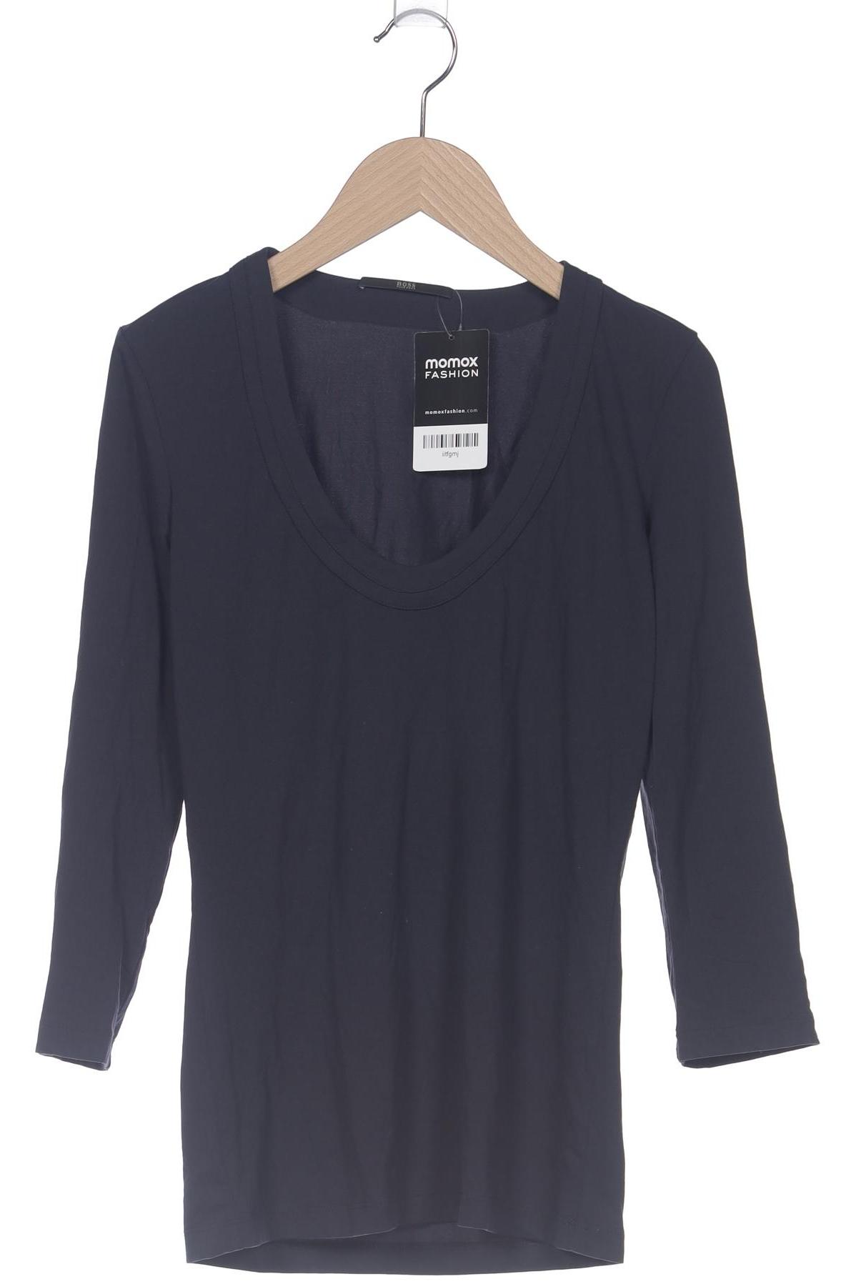

Boss by Hugo Boss Damen Langarmshirt, marineblau, Gr. 34