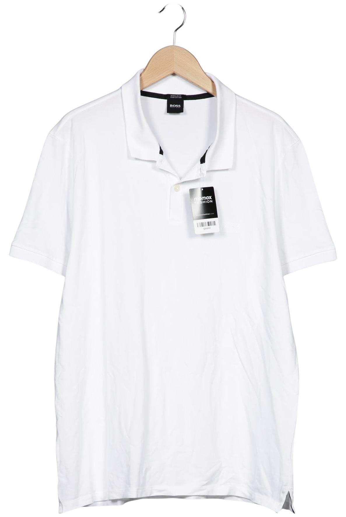 

Boss by Hugo Boss Herren Poloshirt, weiß, Gr. 56