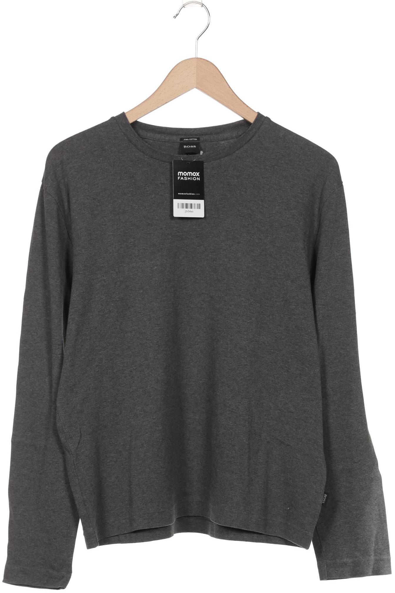

Boss by Hugo Boss Herren Langarmshirt, grau, Gr. 52