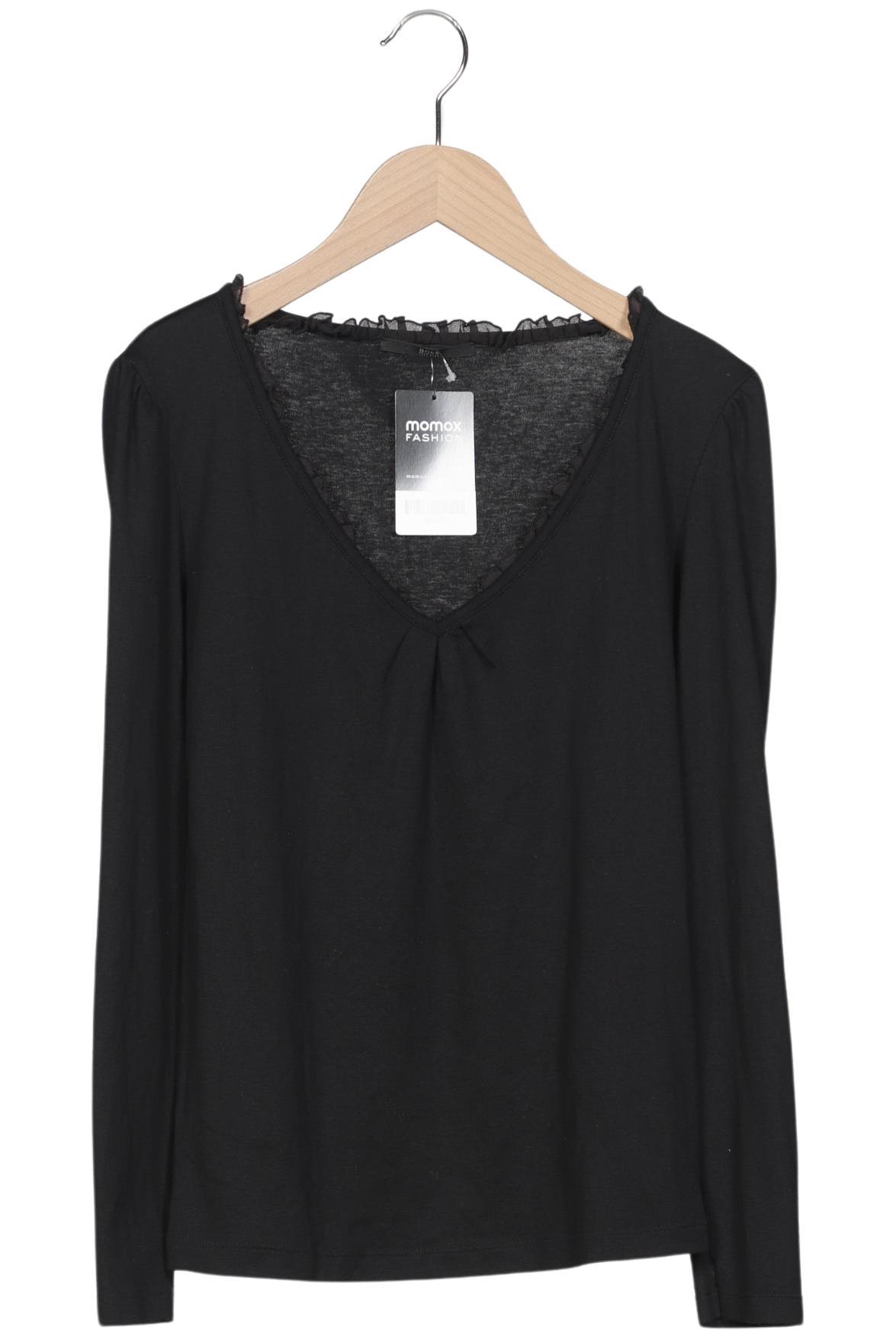 

Boss by Hugo Boss Damen Langarmshirt, schwarz, Gr. 36