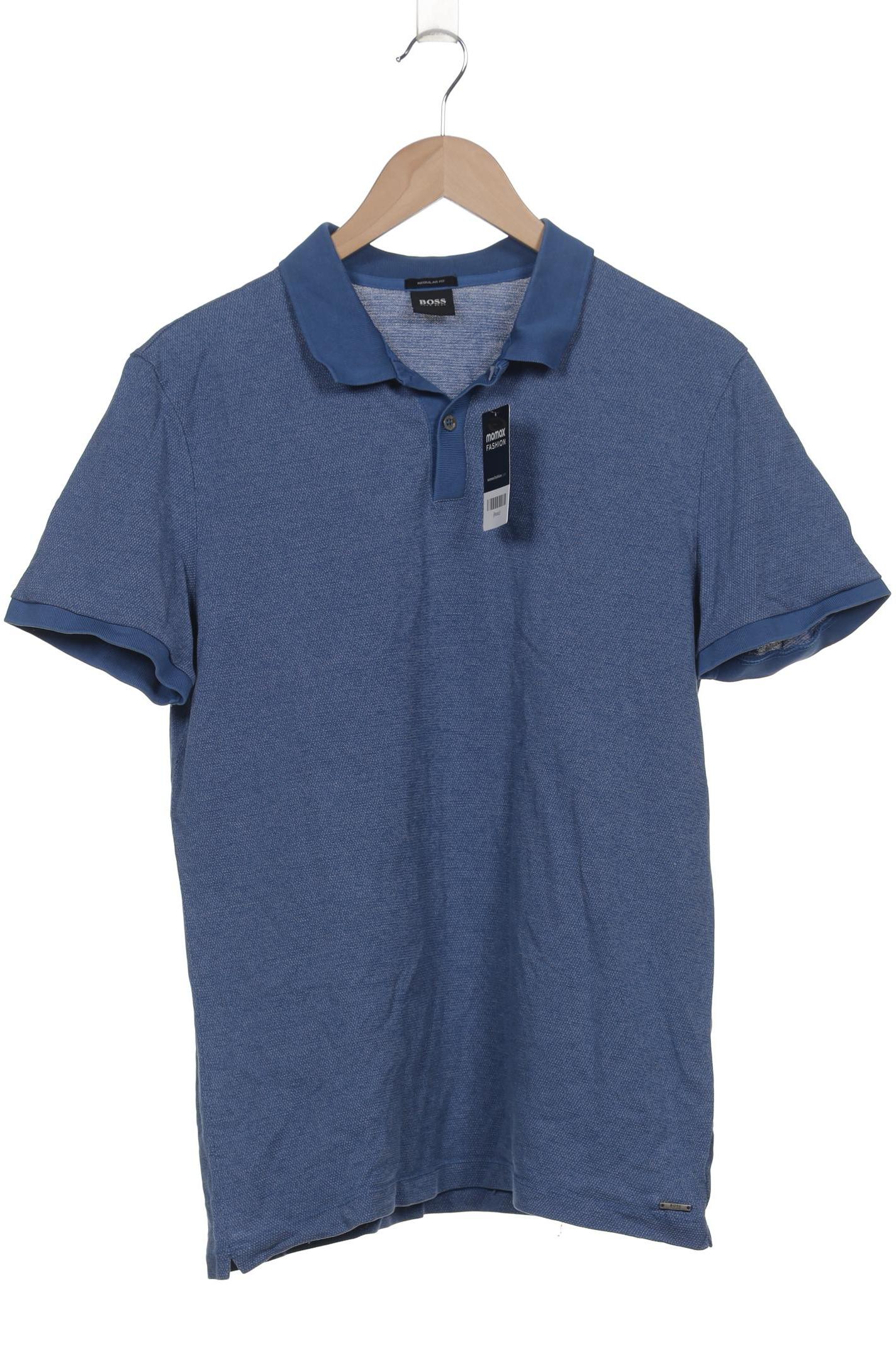 

Boss by Hugo Boss Herren Poloshirt, blau, Gr. 52