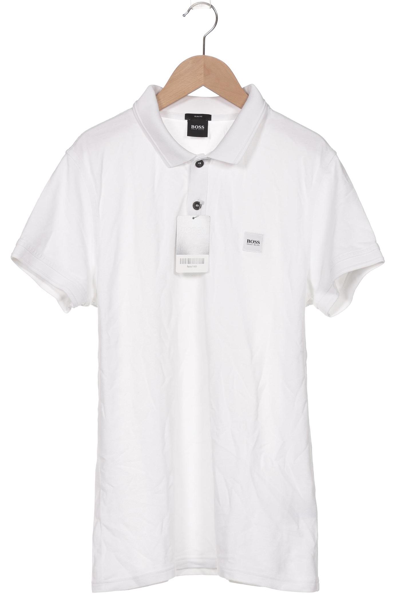 

Boss by Hugo Boss Herren Poloshirt, weiß, Gr. 48