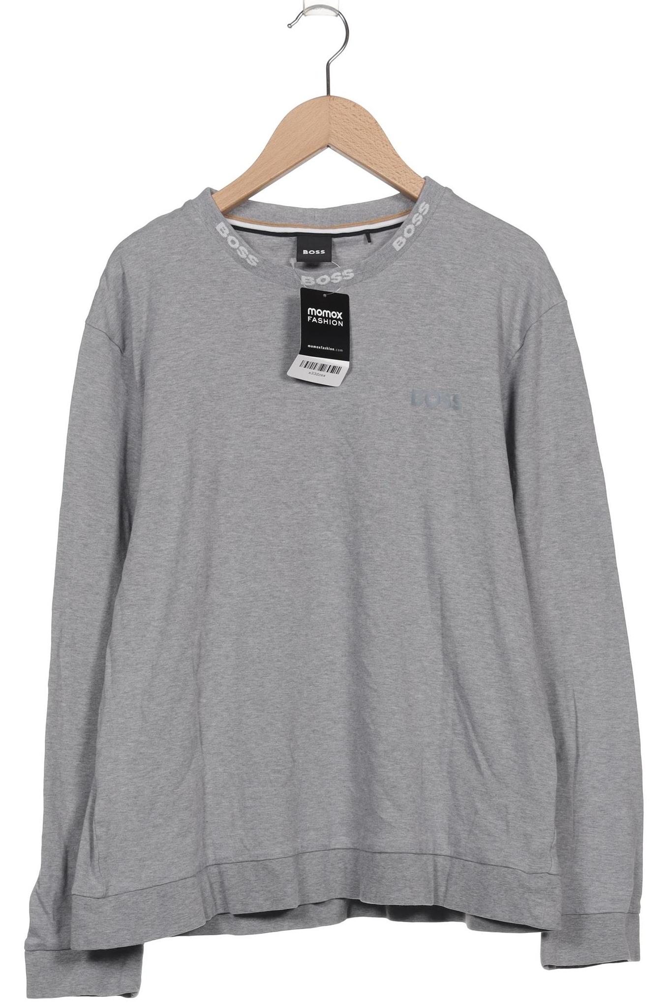 

Boss by Hugo Boss Herren Langarmshirt, grau, Gr. 48