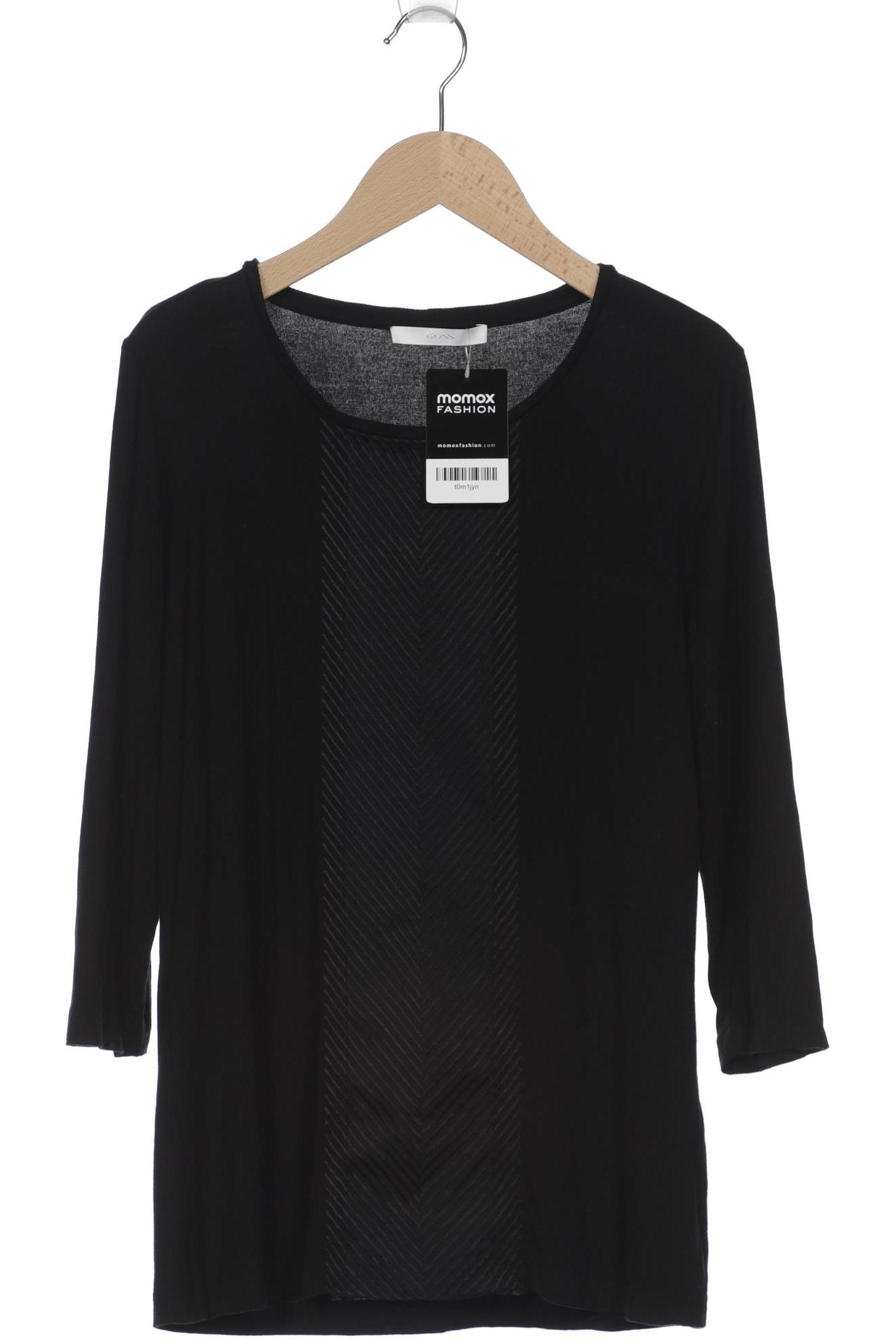 

Boss by Hugo Boss Damen Langarmshirt, schwarz, Gr. 36