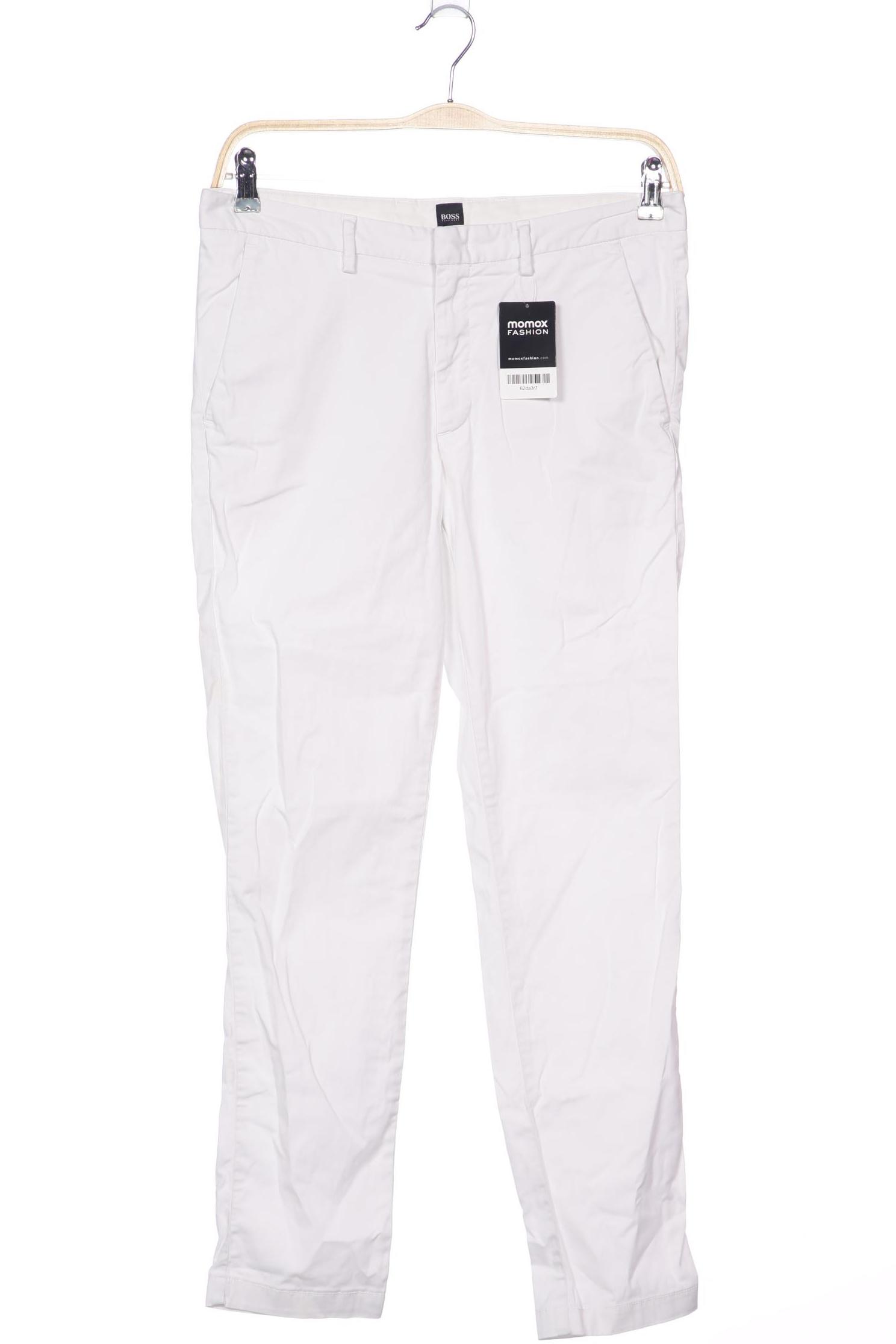 

Boss by Hugo Boss Herren Stoffhose, weiß, Gr. 48