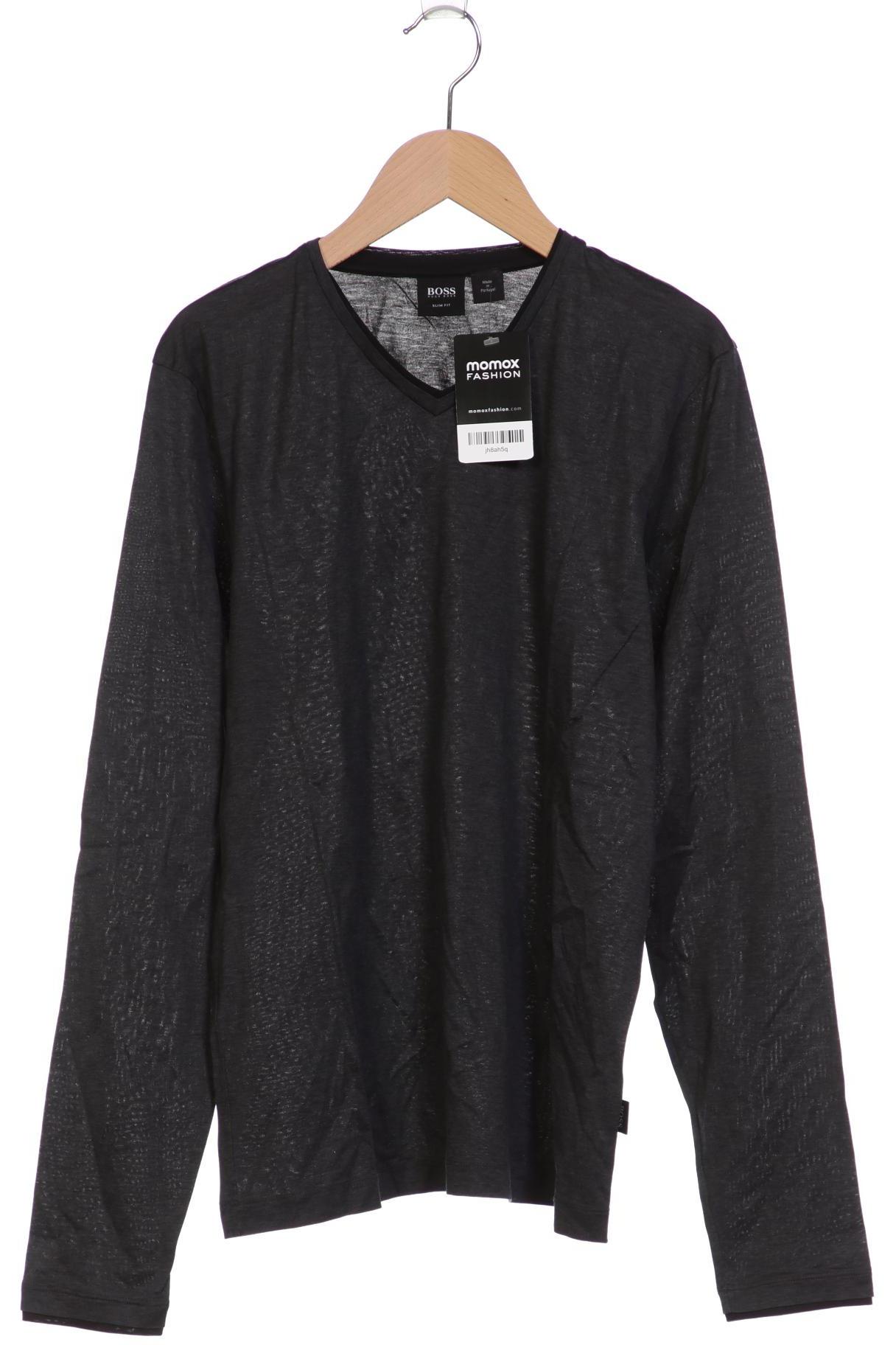 

Boss by Hugo Boss Herren Langarmshirt, grau, Gr. 48