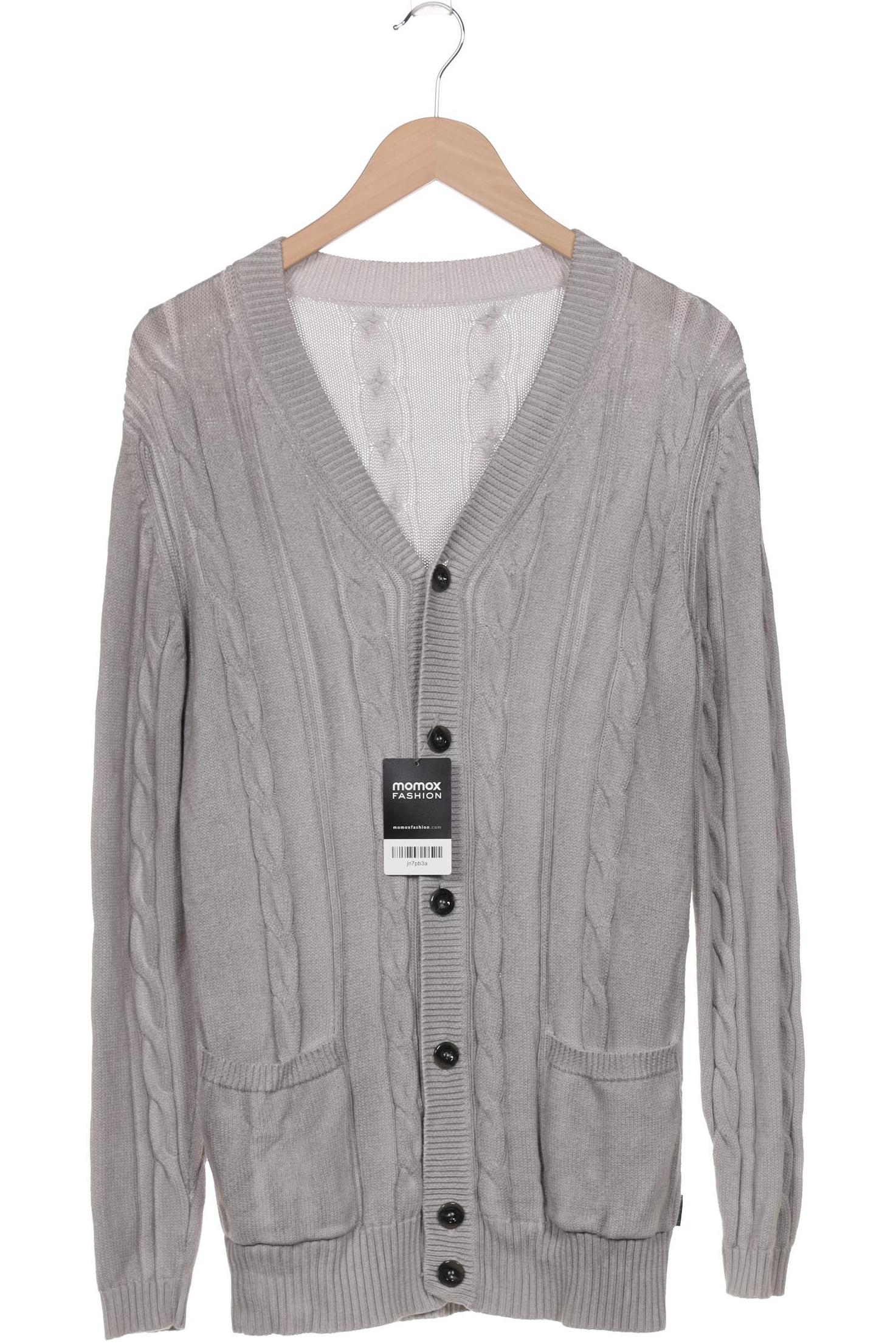 

Boss by Hugo Boss Herren Strickjacke, grau, Gr. 52