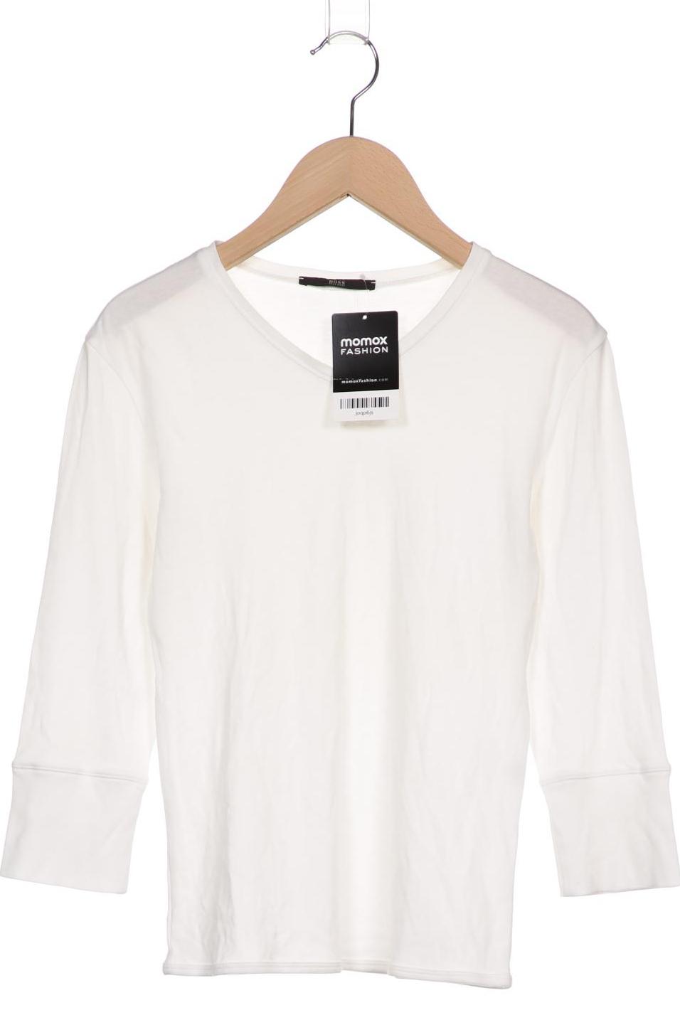

BOSS by Hugo Boss Damen Langarmshirt, weiß