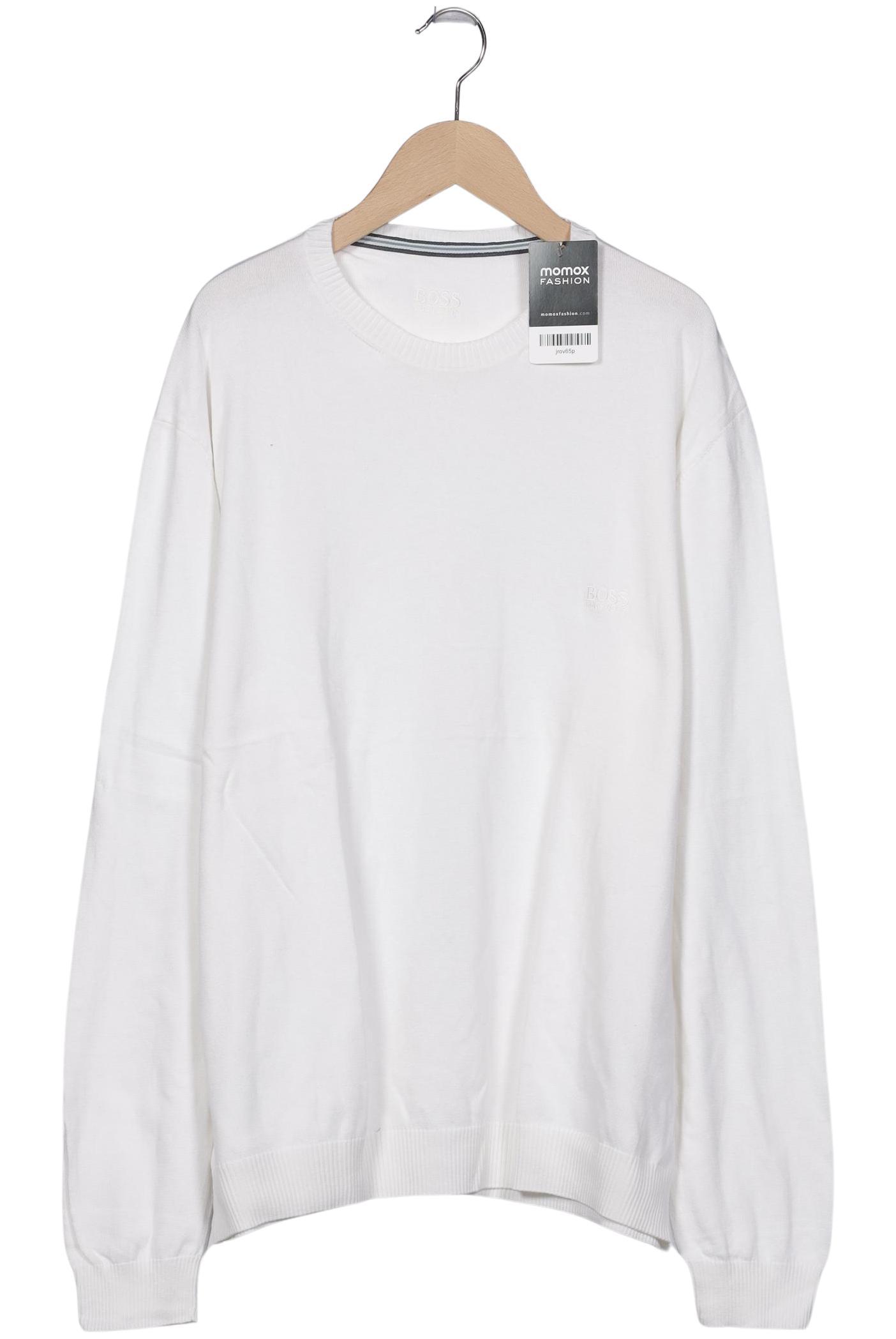 

Boss by Hugo Boss Herren Pullover, weiß, Gr. 56